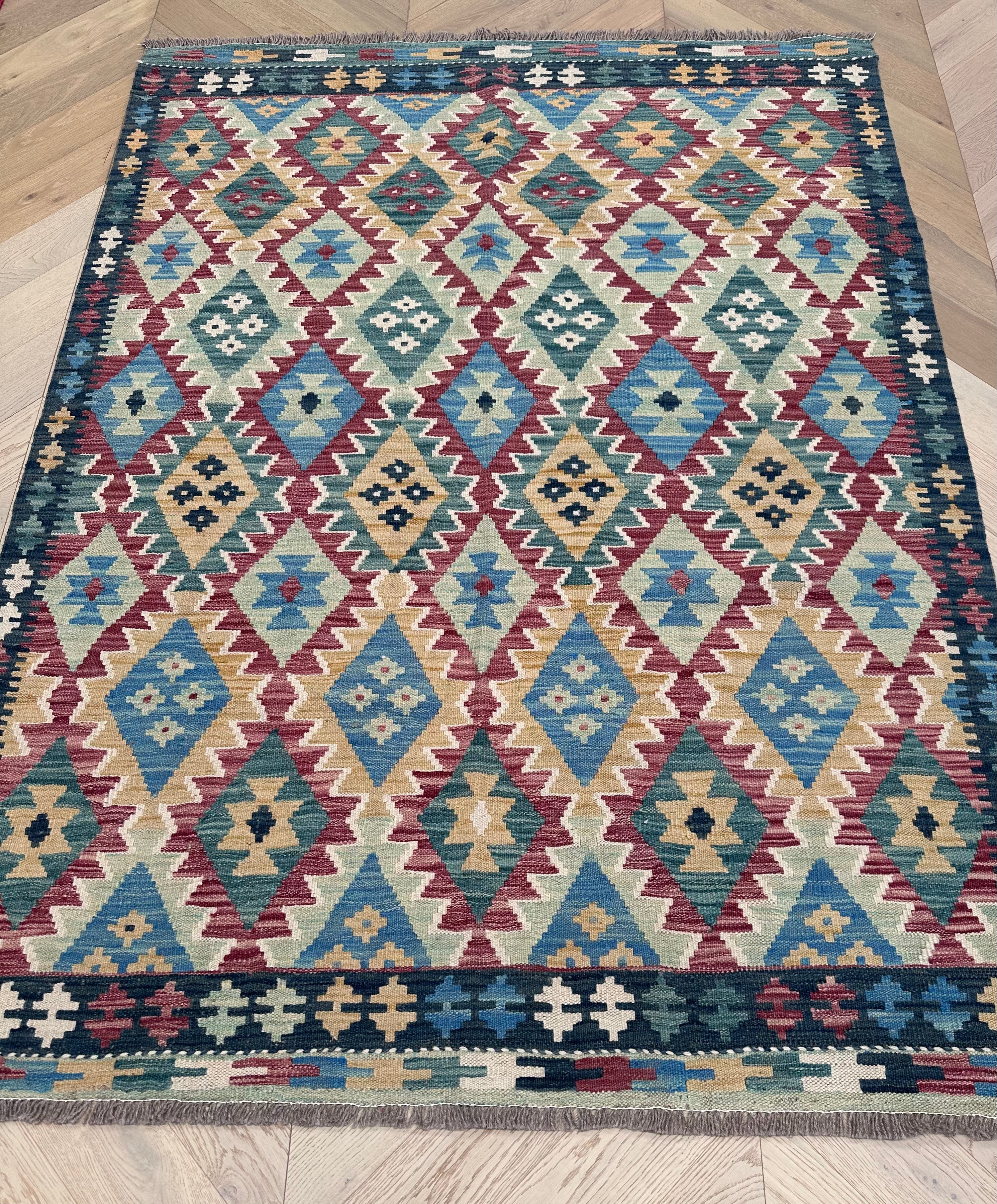 Chobi Afghan Handmade — 2.06 x 1.52