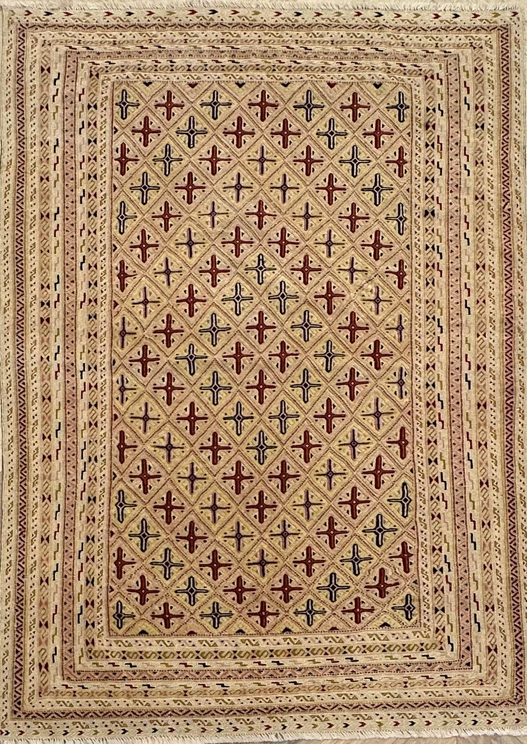 HANDMADE AFGHAN MUSHWANI KILIM | CM|