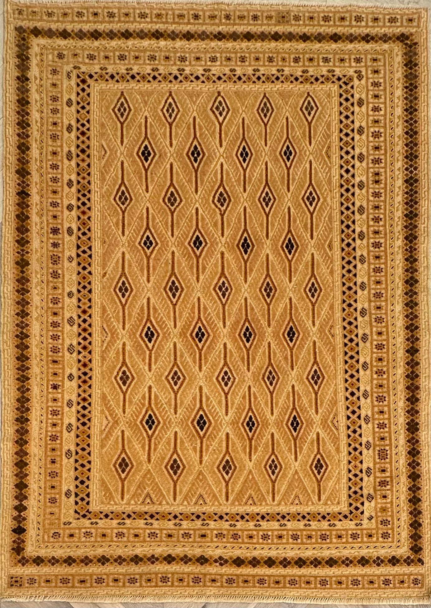 HANDMADE AFGHAN MUSHWANI KILIM | CM|