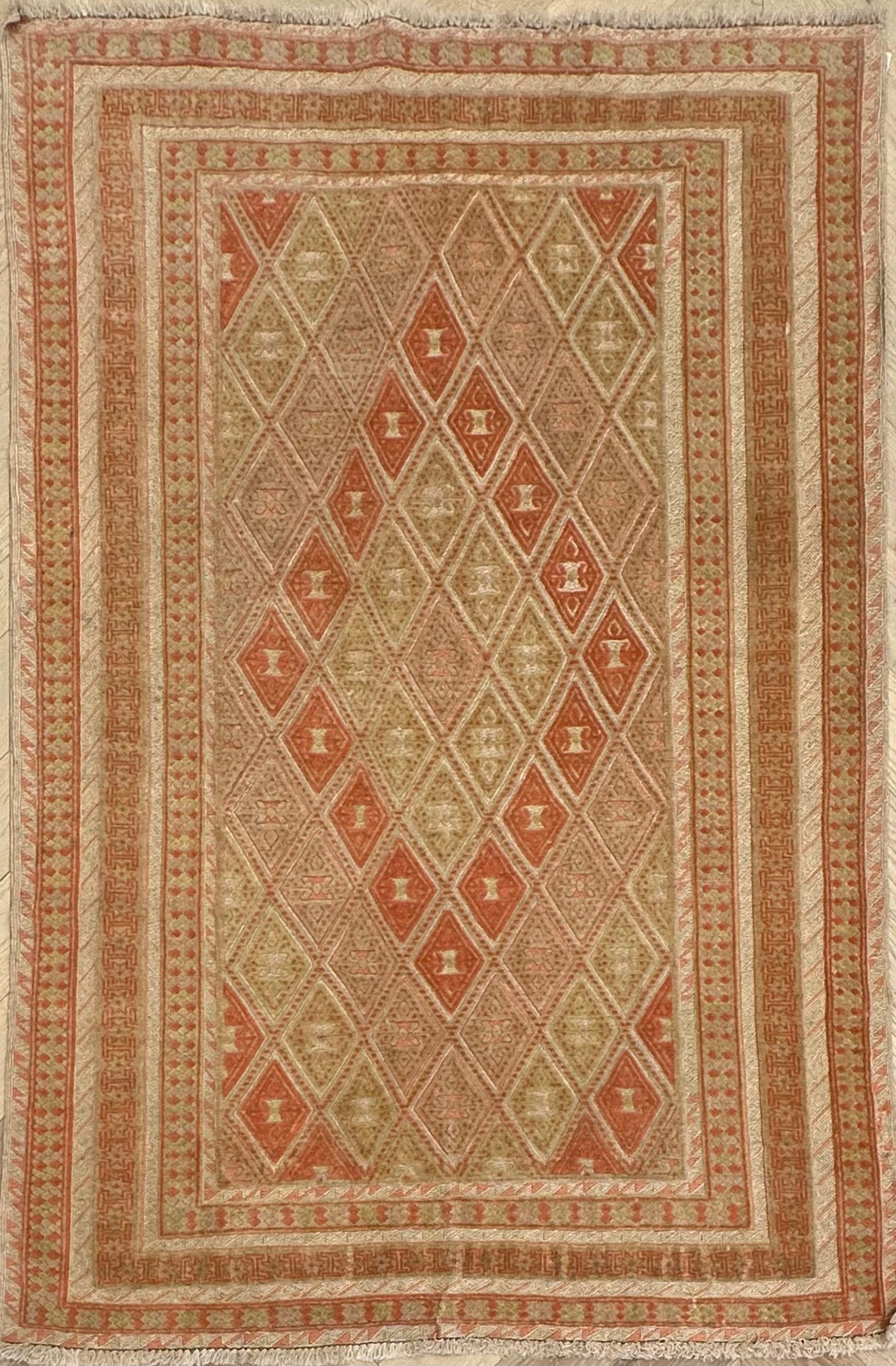 HANDMADE AFGHAN MUSHWANI KILIM | CM|