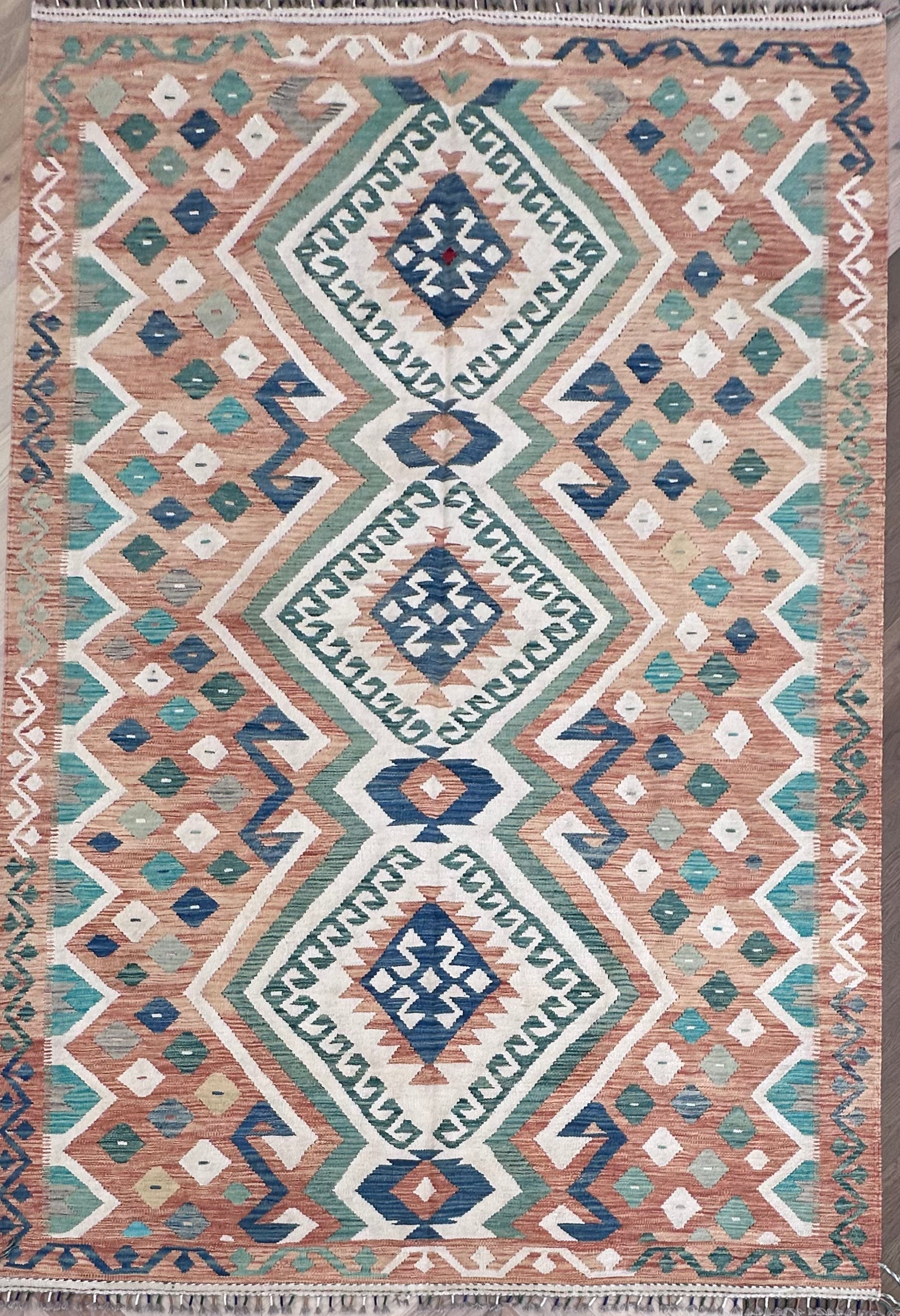 Chobi Afghan Handmade — 3.00 x 2.08