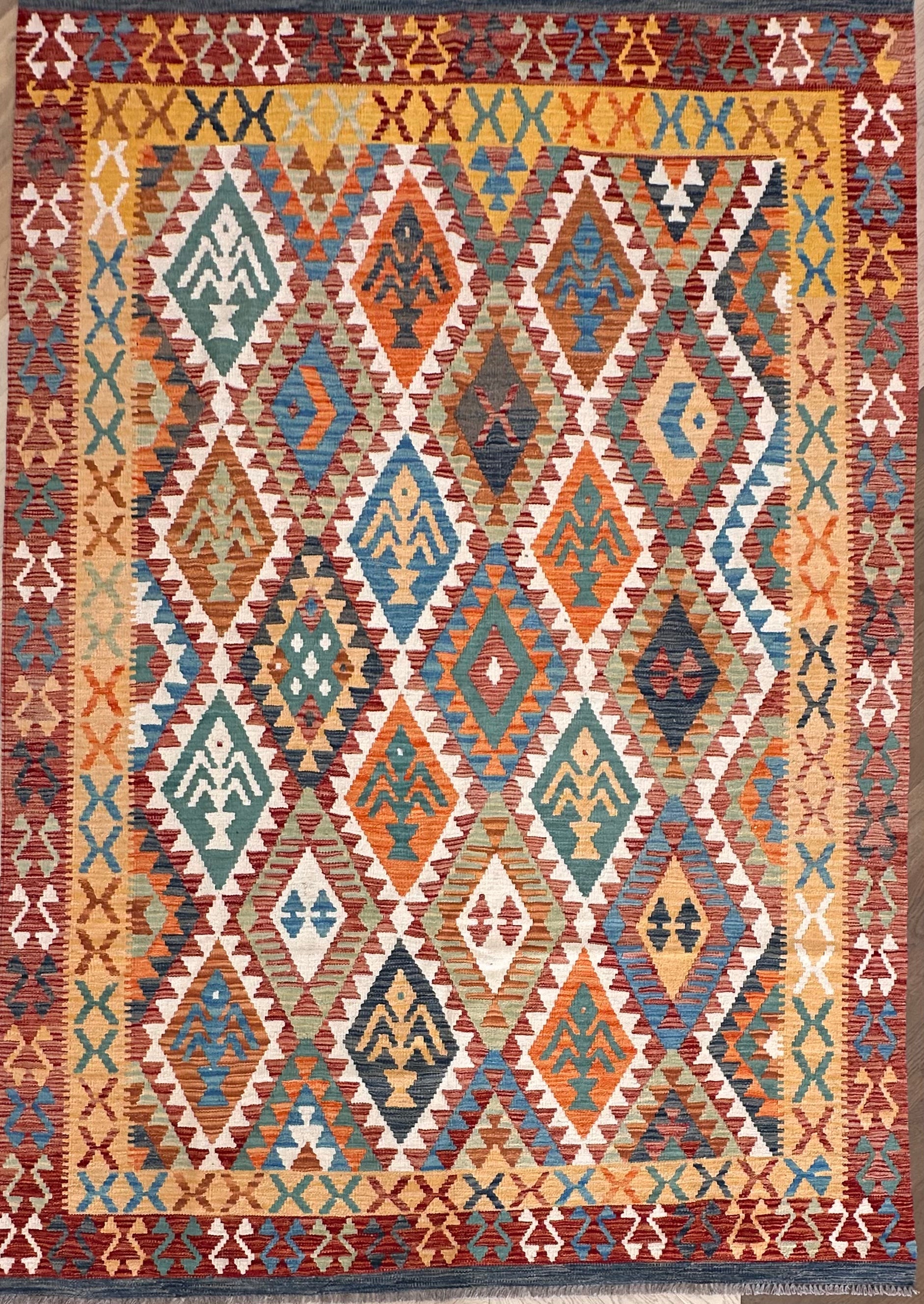 Chobi Afghan Handmade — 2.90 x 2.01
