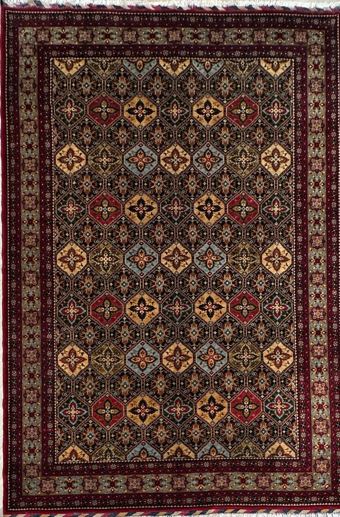 Afghan handmade rug,Chobi. Size:295x205 cm
