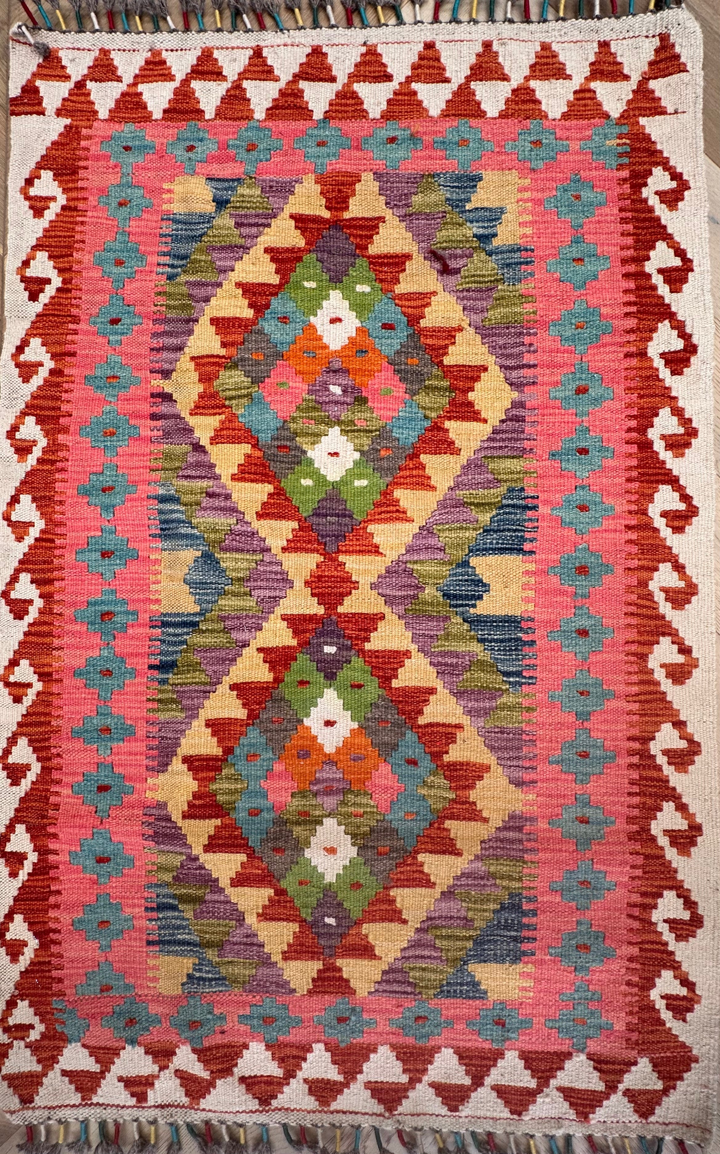 Chobi Afghan Handmade — 1.26 x 0.80