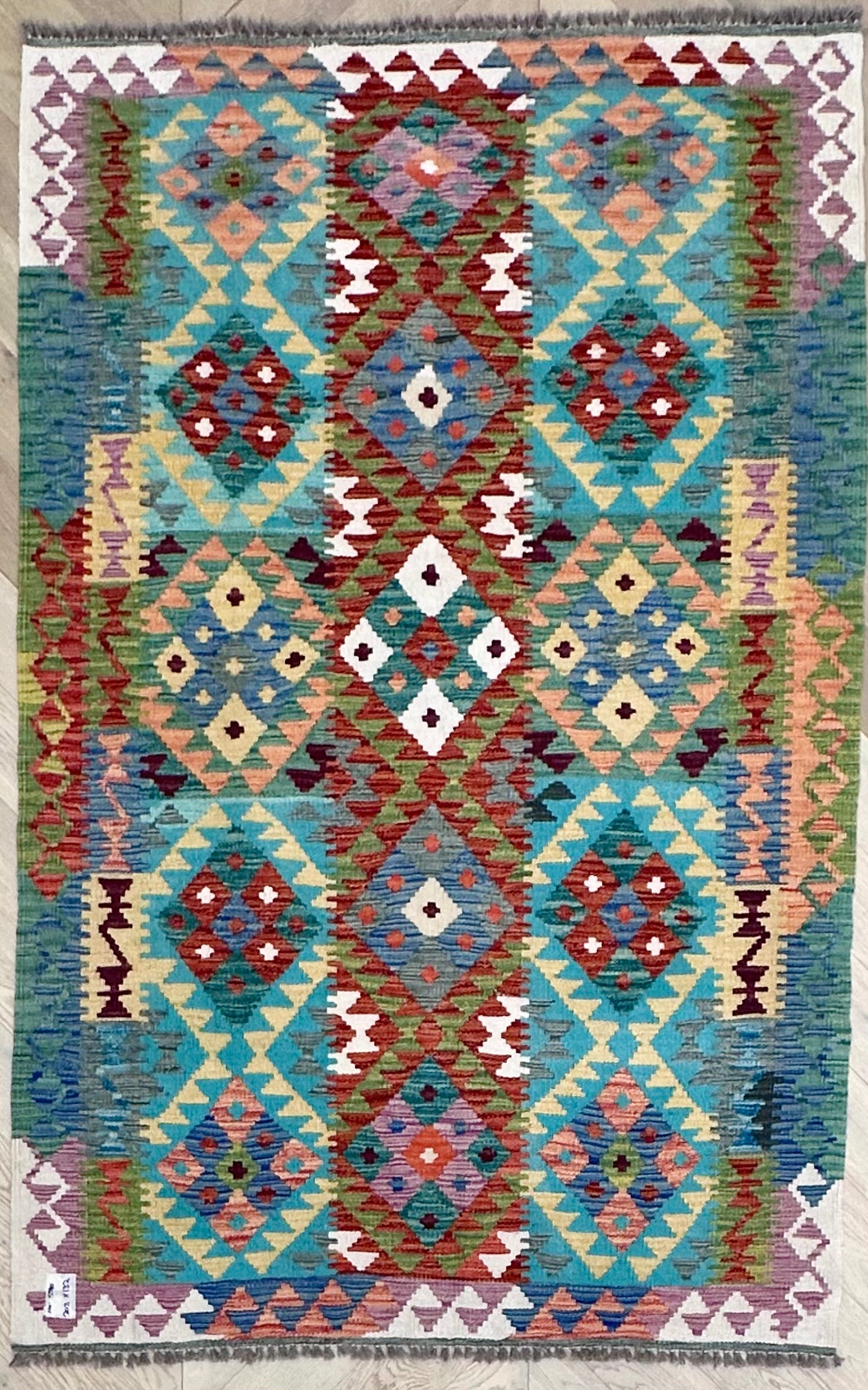 Chobi Afghan Handmade — 2.03 x 1.32