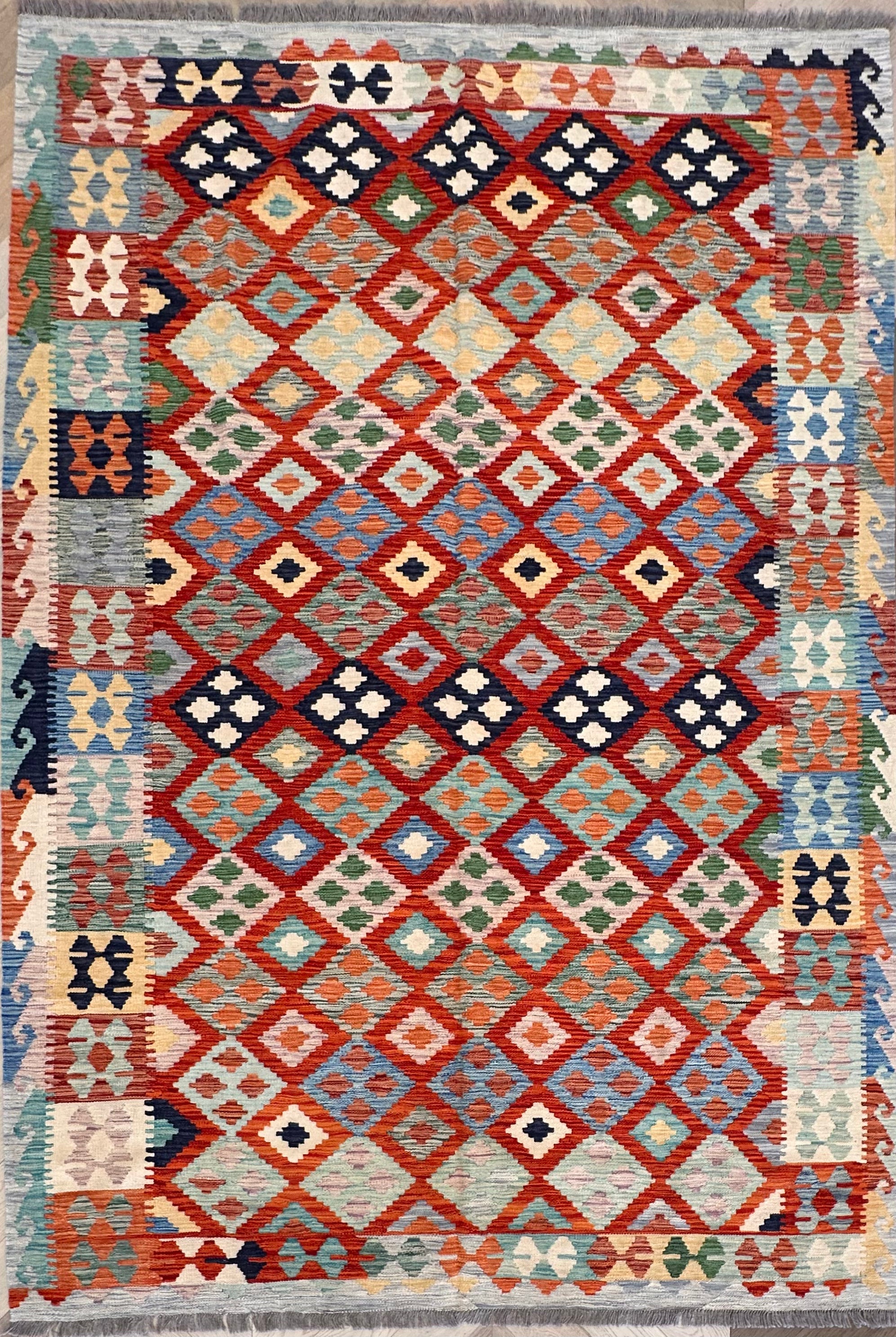 Chobi Afghan Handmade — 2.93 x 2.06
