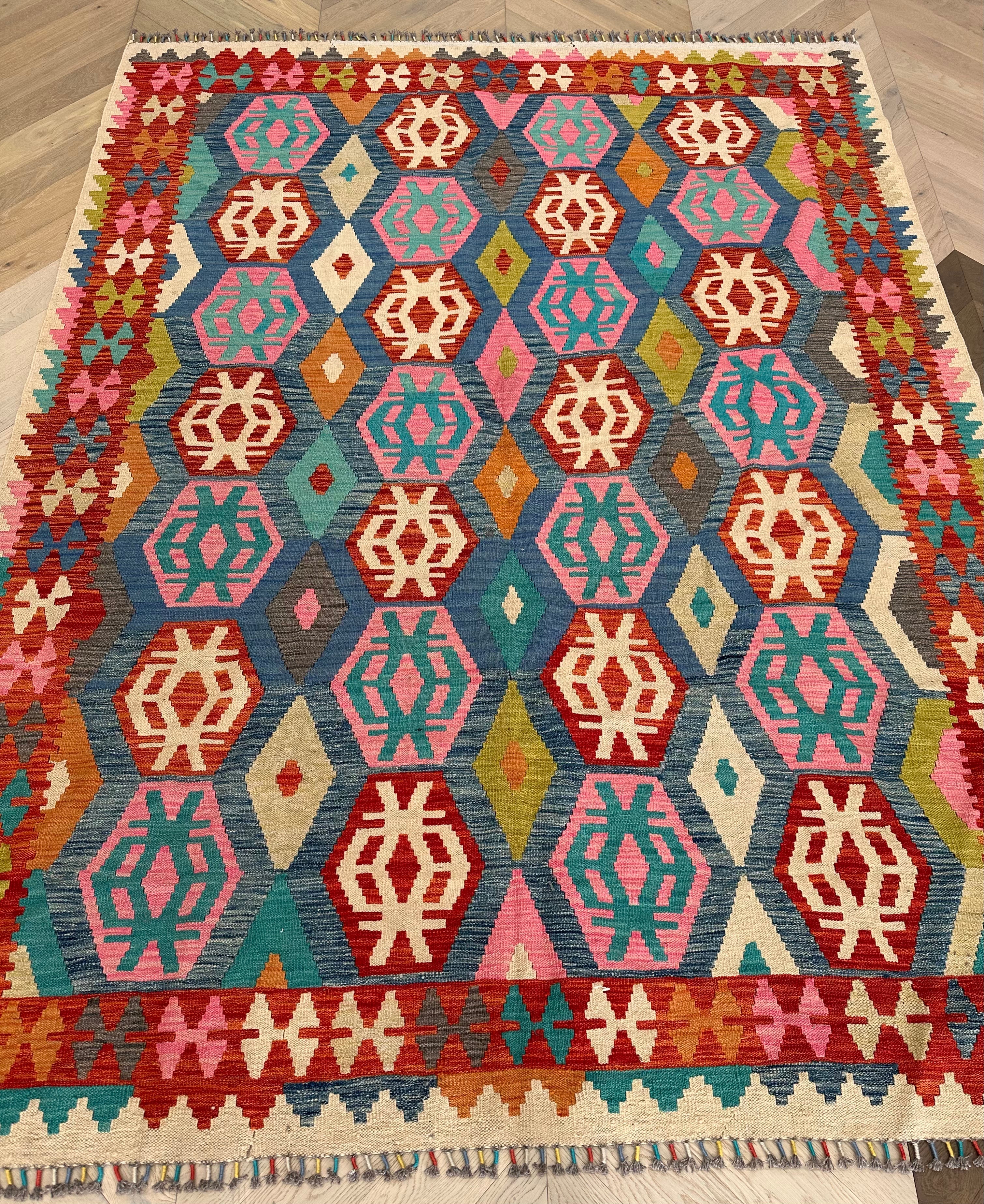 Chobi Afghan Handmade — 2.83 x 2.17