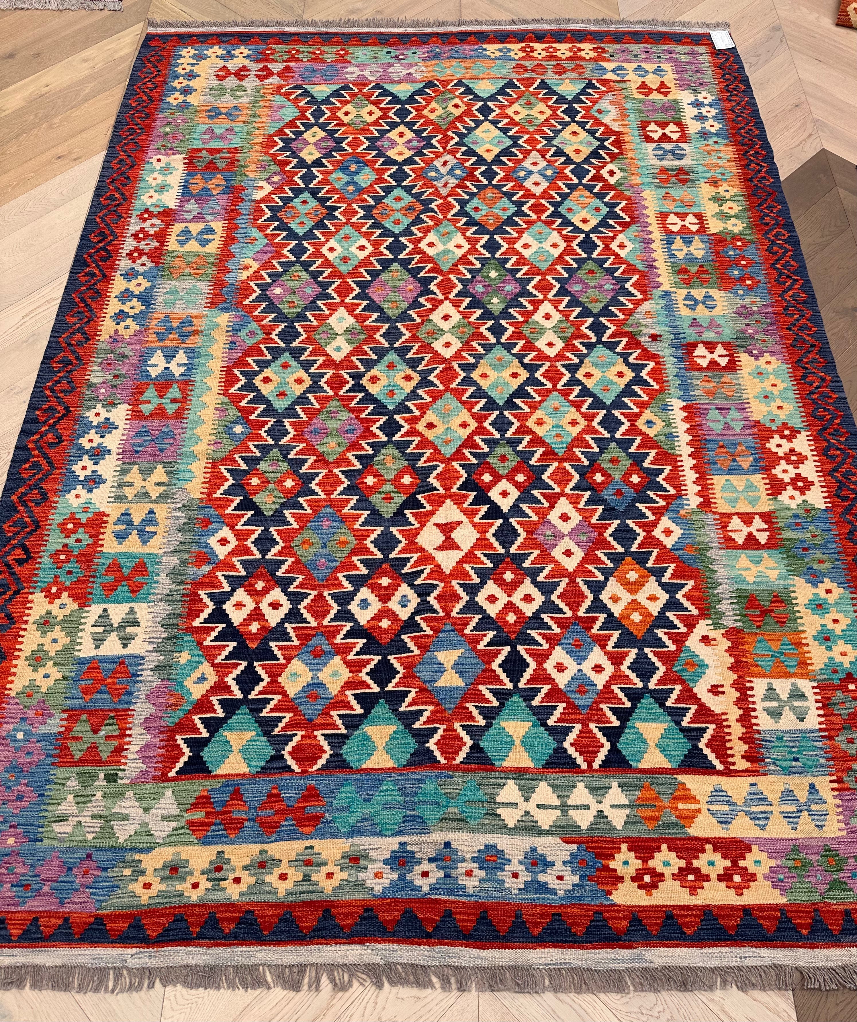 Chobi Afghan Handmade — 2.94 x 2.03