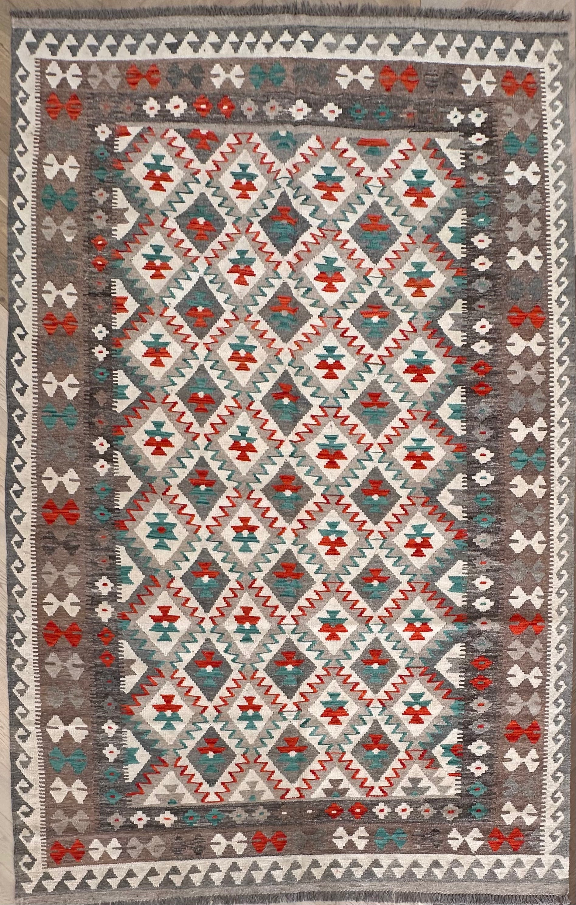 Chobi Afghan Handmade — 3.00 x 2.01