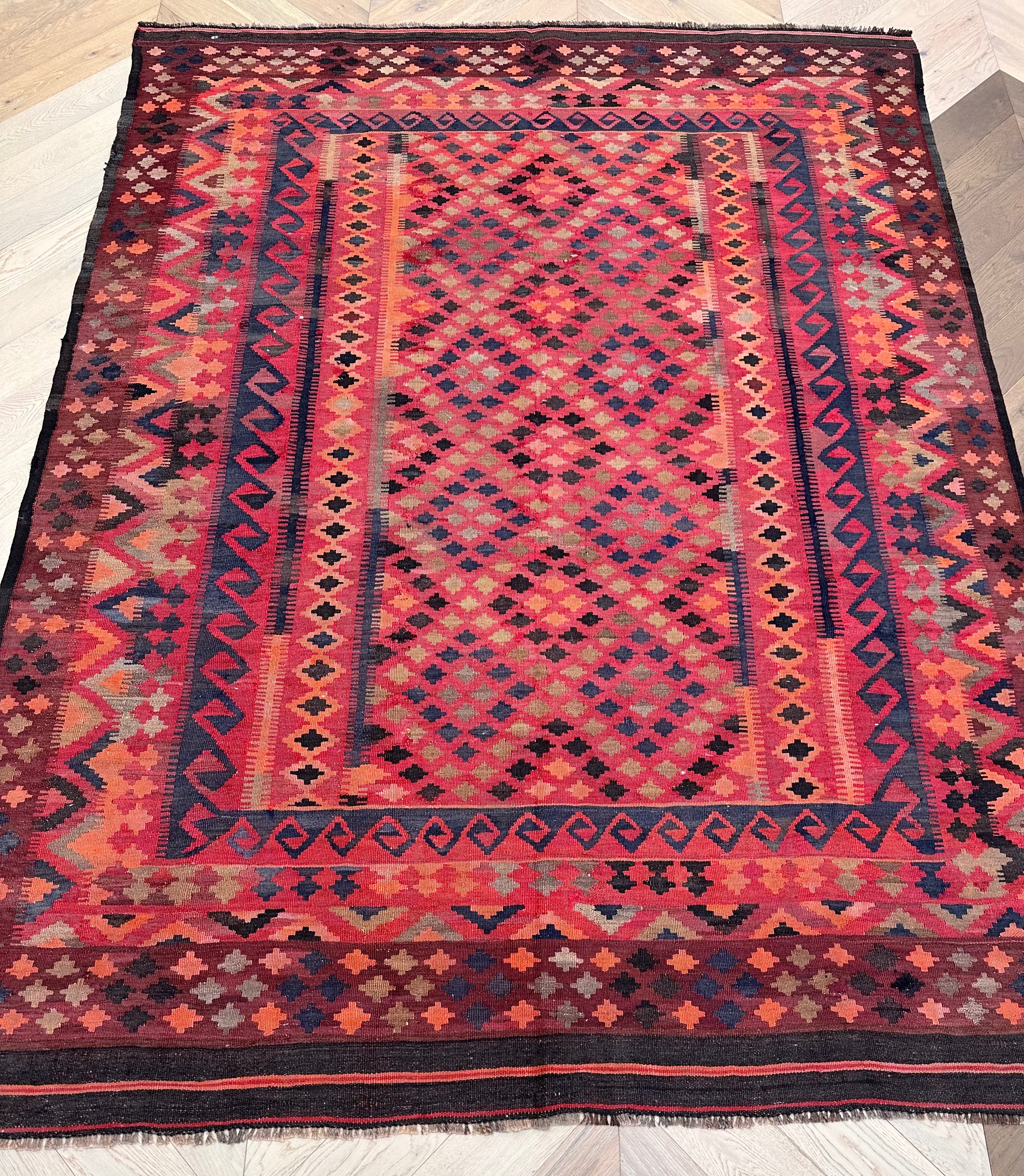 Chobi Afghan Handmade — 2.64 x 2.02