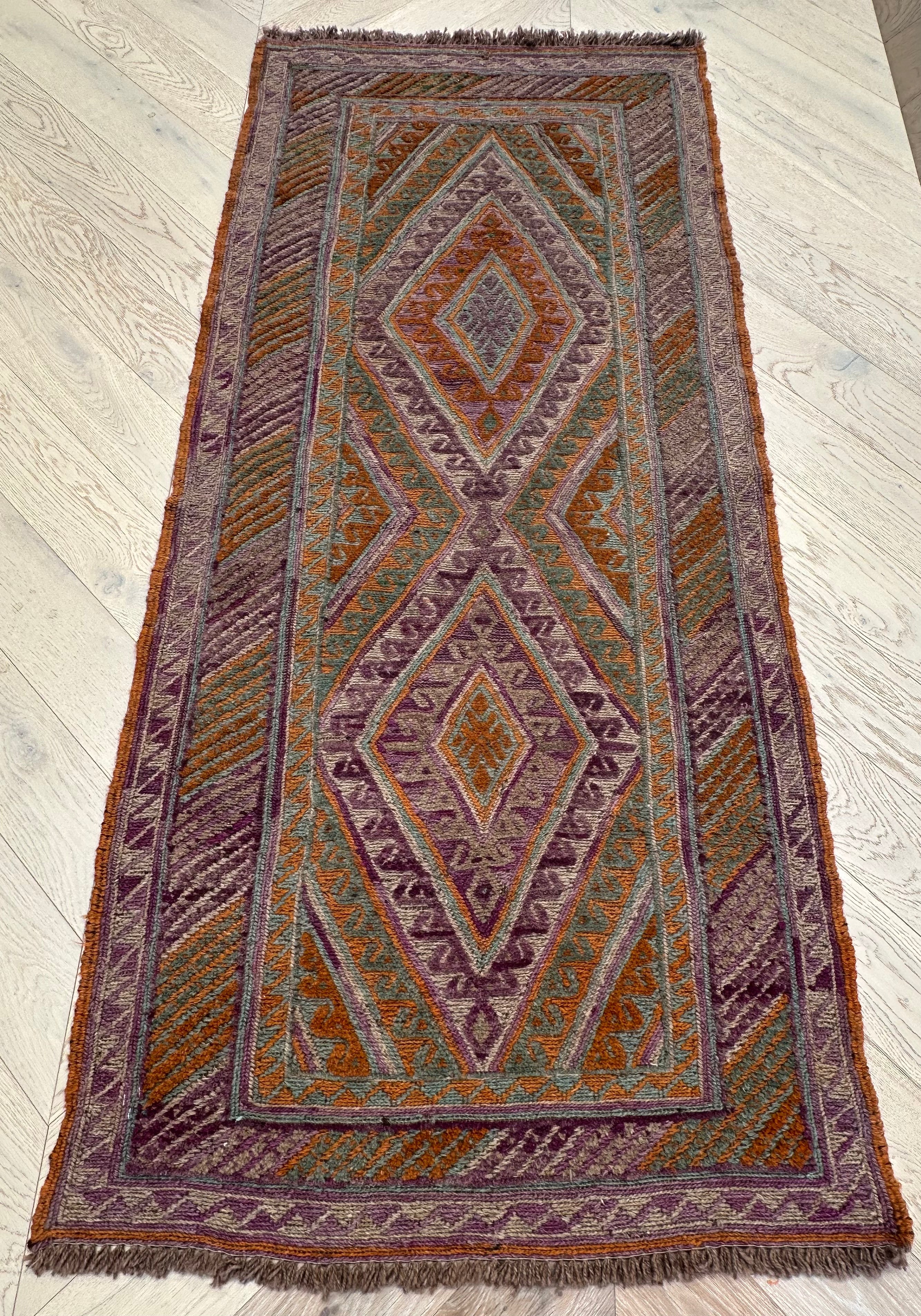 HANDMADE AFGHAN MUSHWANI KILIM | CM|
