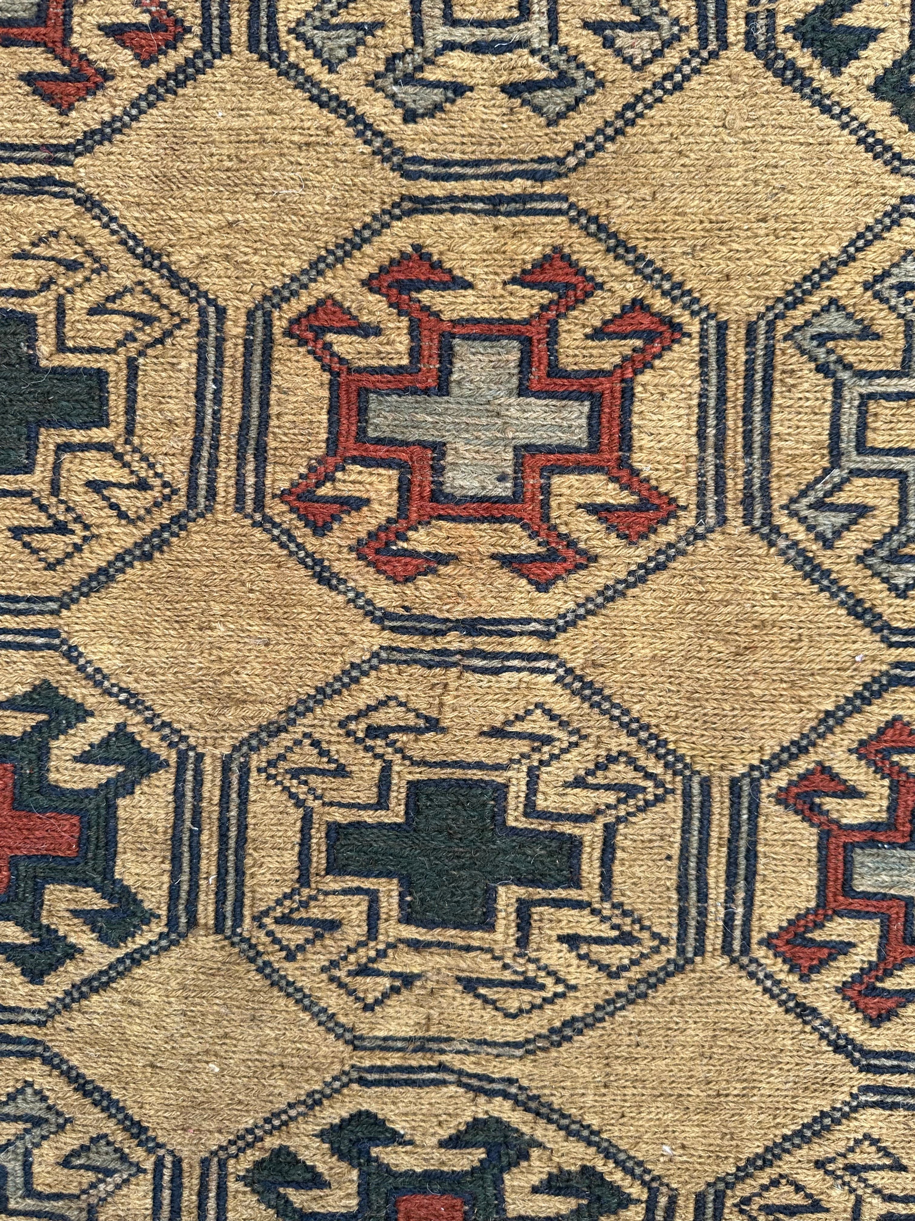 HANDMADE AFGHAN MUSHWANI KILIM | CM|