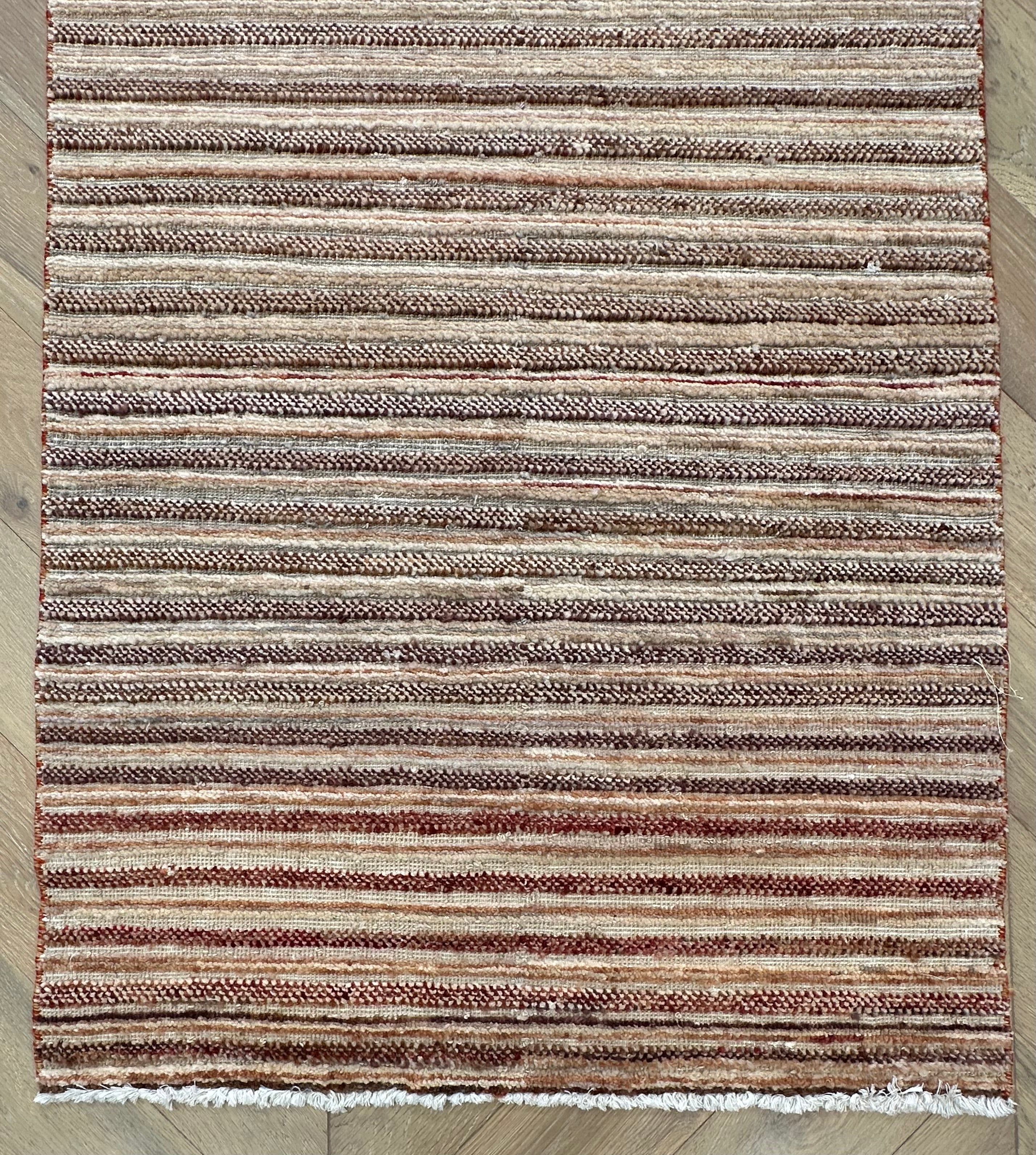 Handmade Gaba rug-runner 315 x79 cm