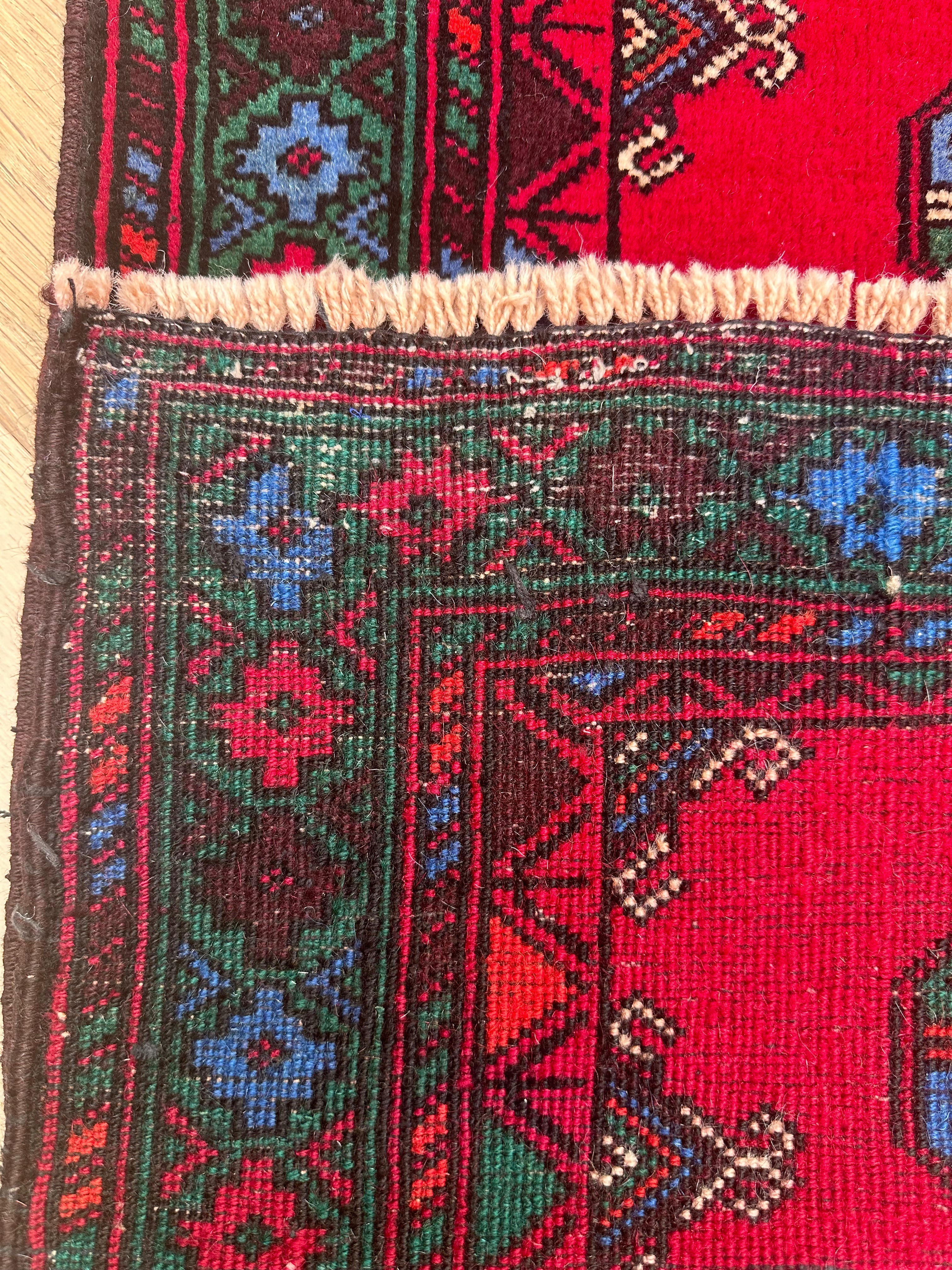Red Afghan Handmade