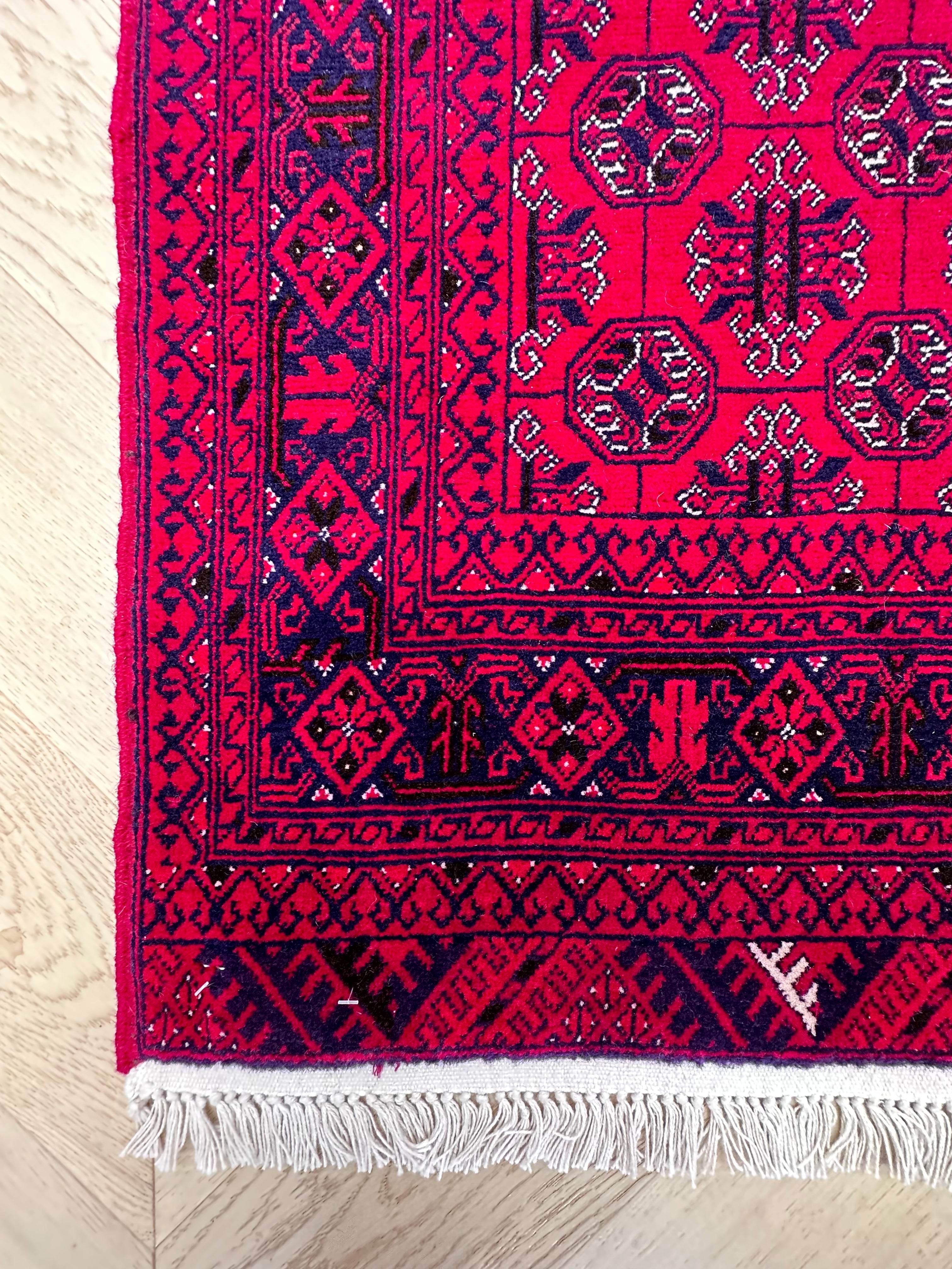 Red Afghan Handmade