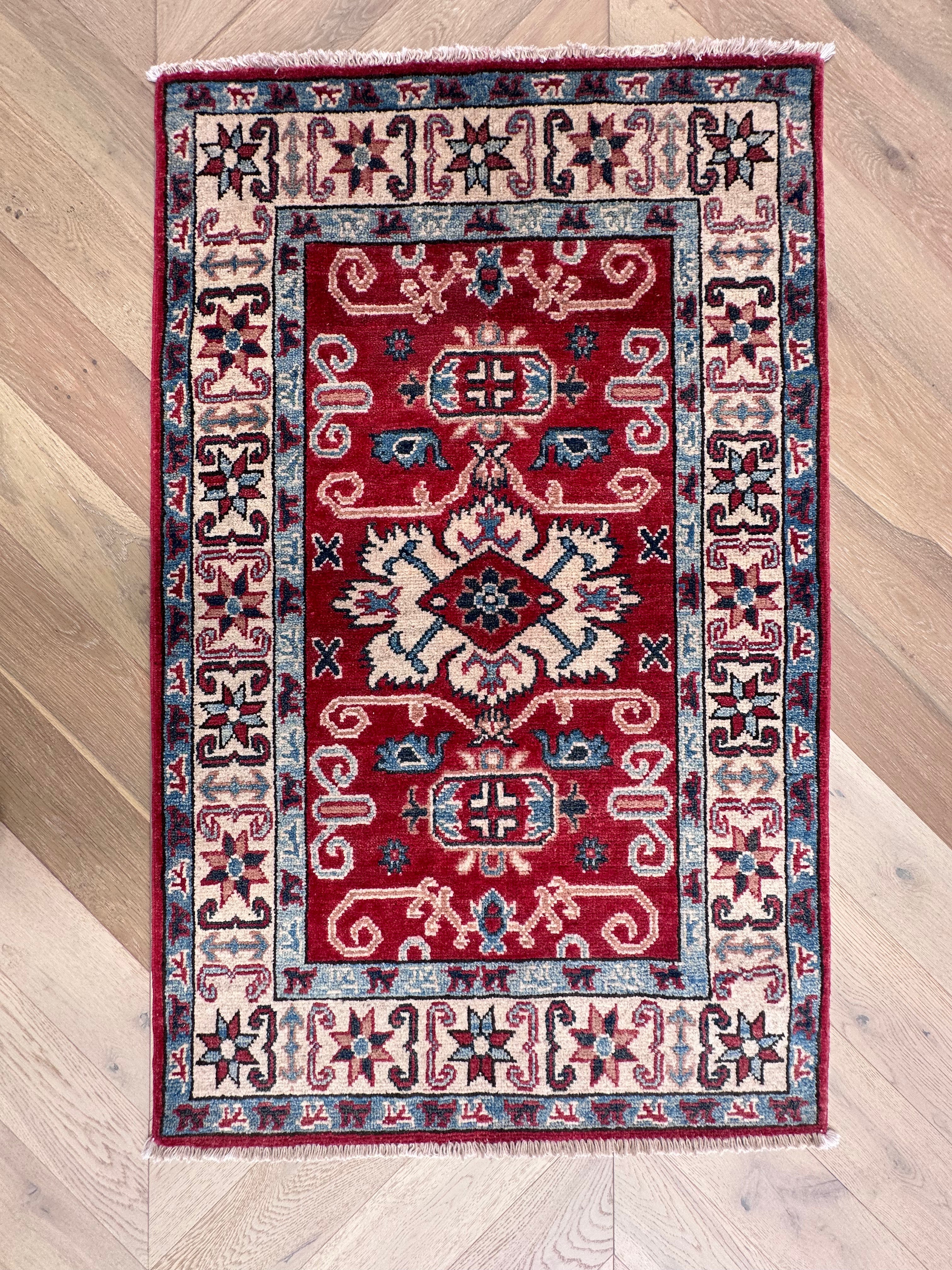 Red Afghan Handmade