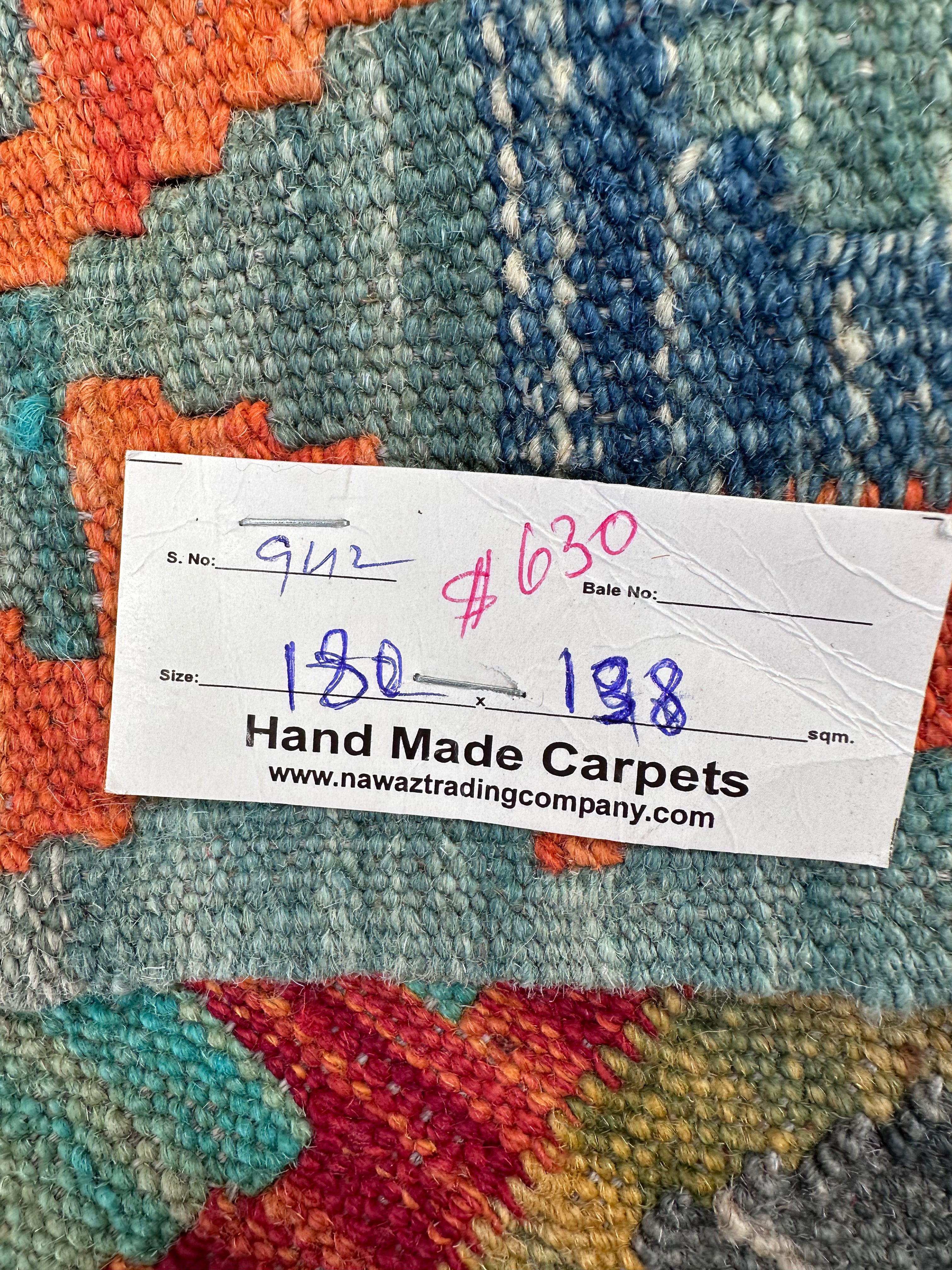 Chobi Afghan Handmade — 1.80 x 1.38