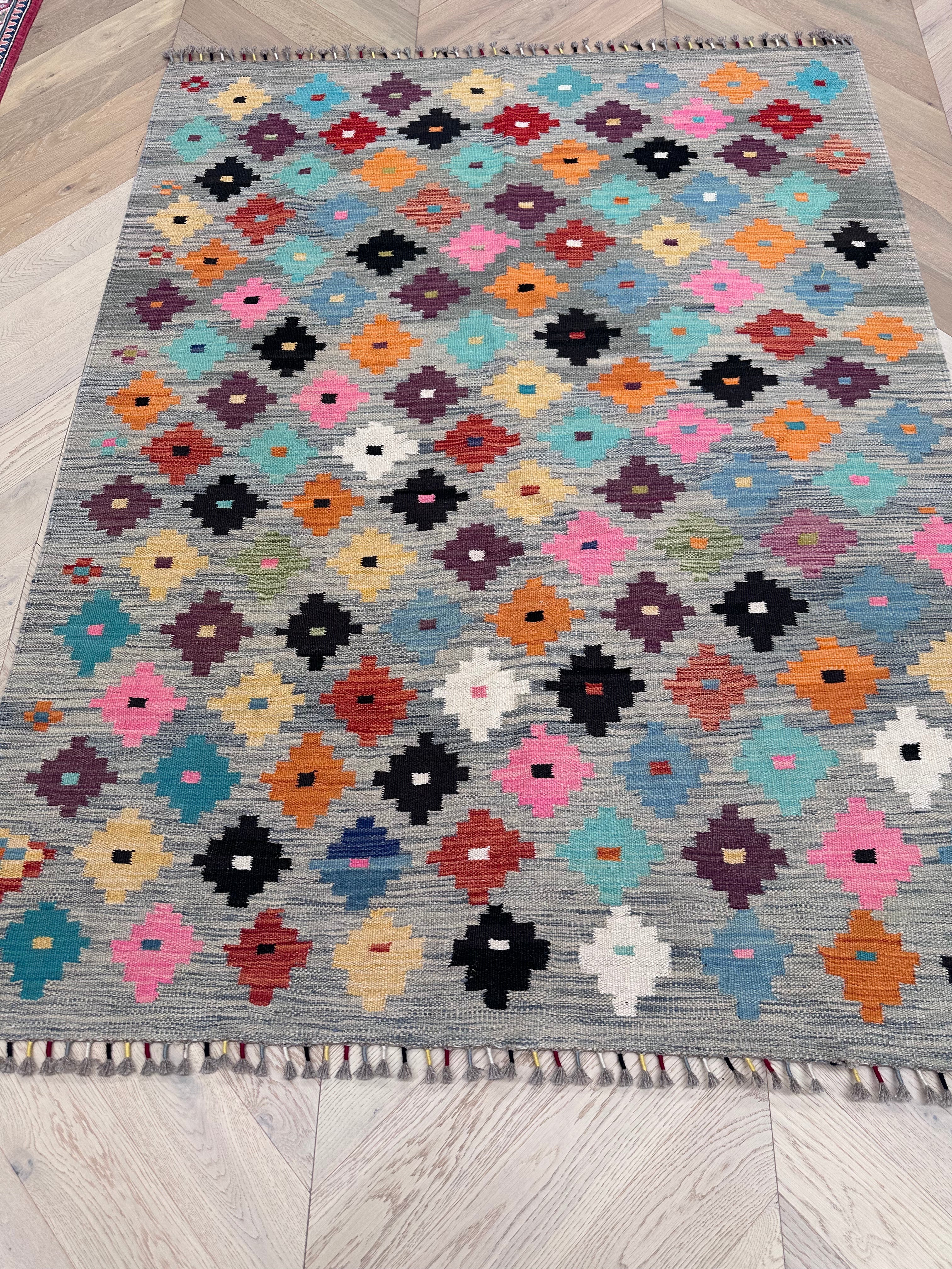Chobi Afghan Handmade — 2.00 x 1.51
