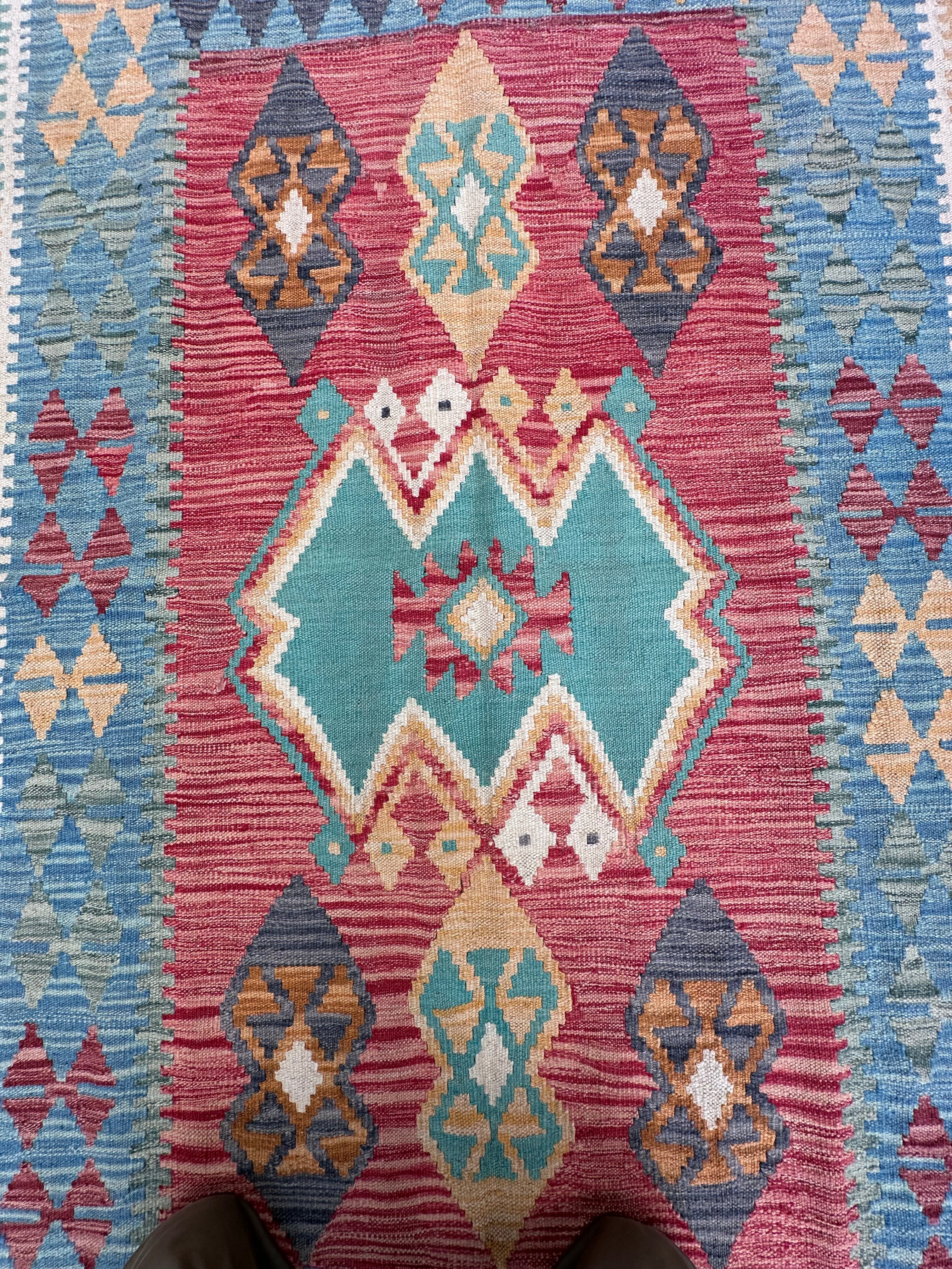 Chobi Afghan Handmade — 1.84 x 1.25