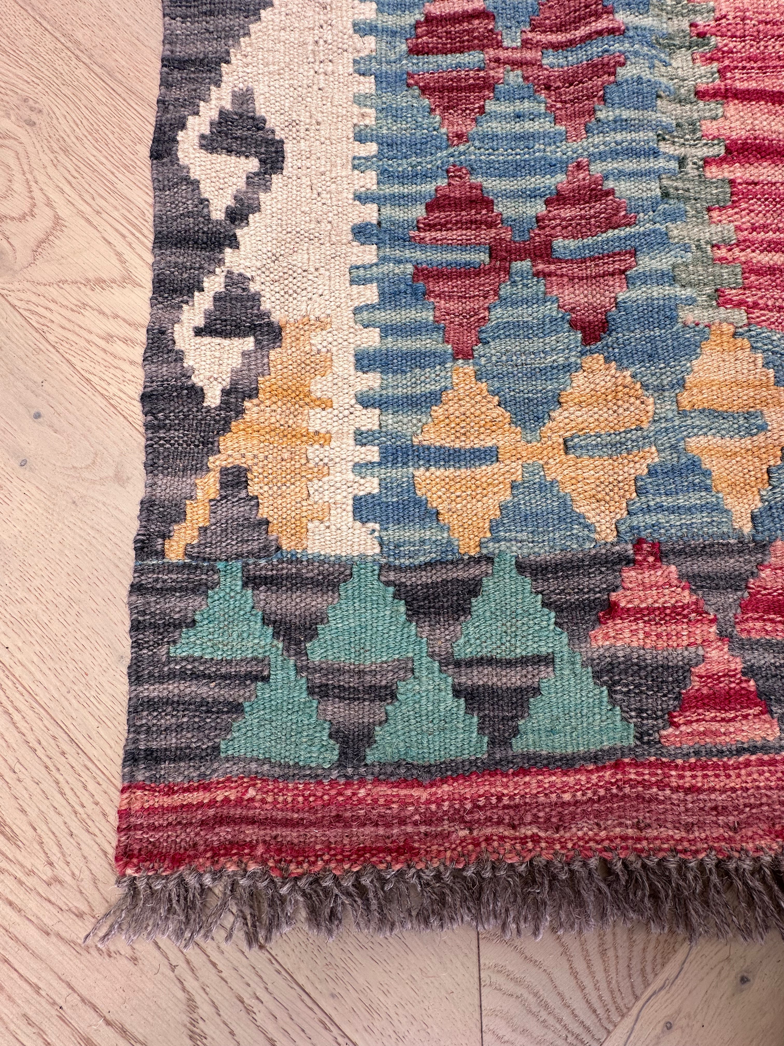 Chobi Afghan Handmade — 1.84 x 1.25
