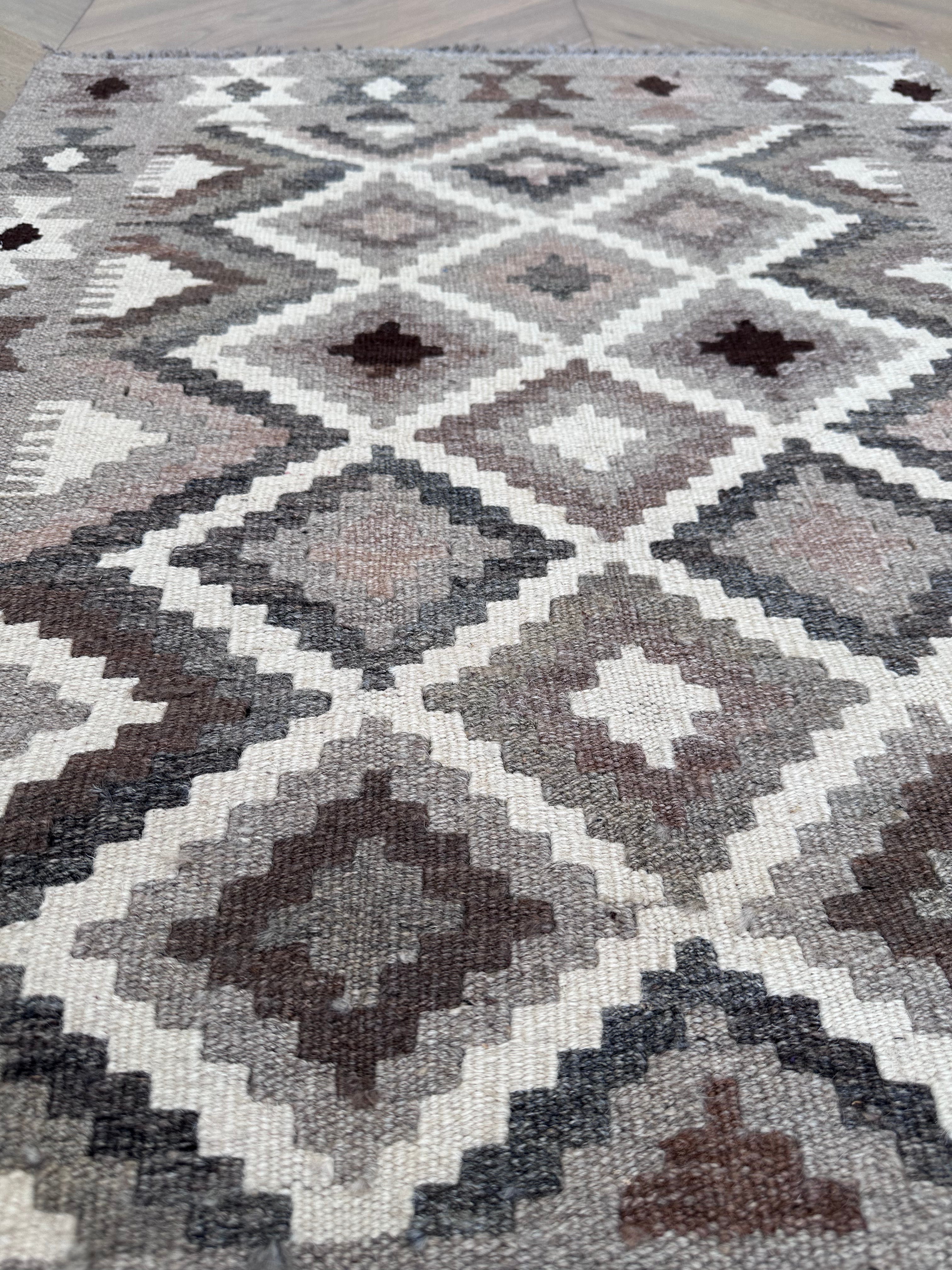 Chobi Afghan Handmade — 1.21 x 0.87