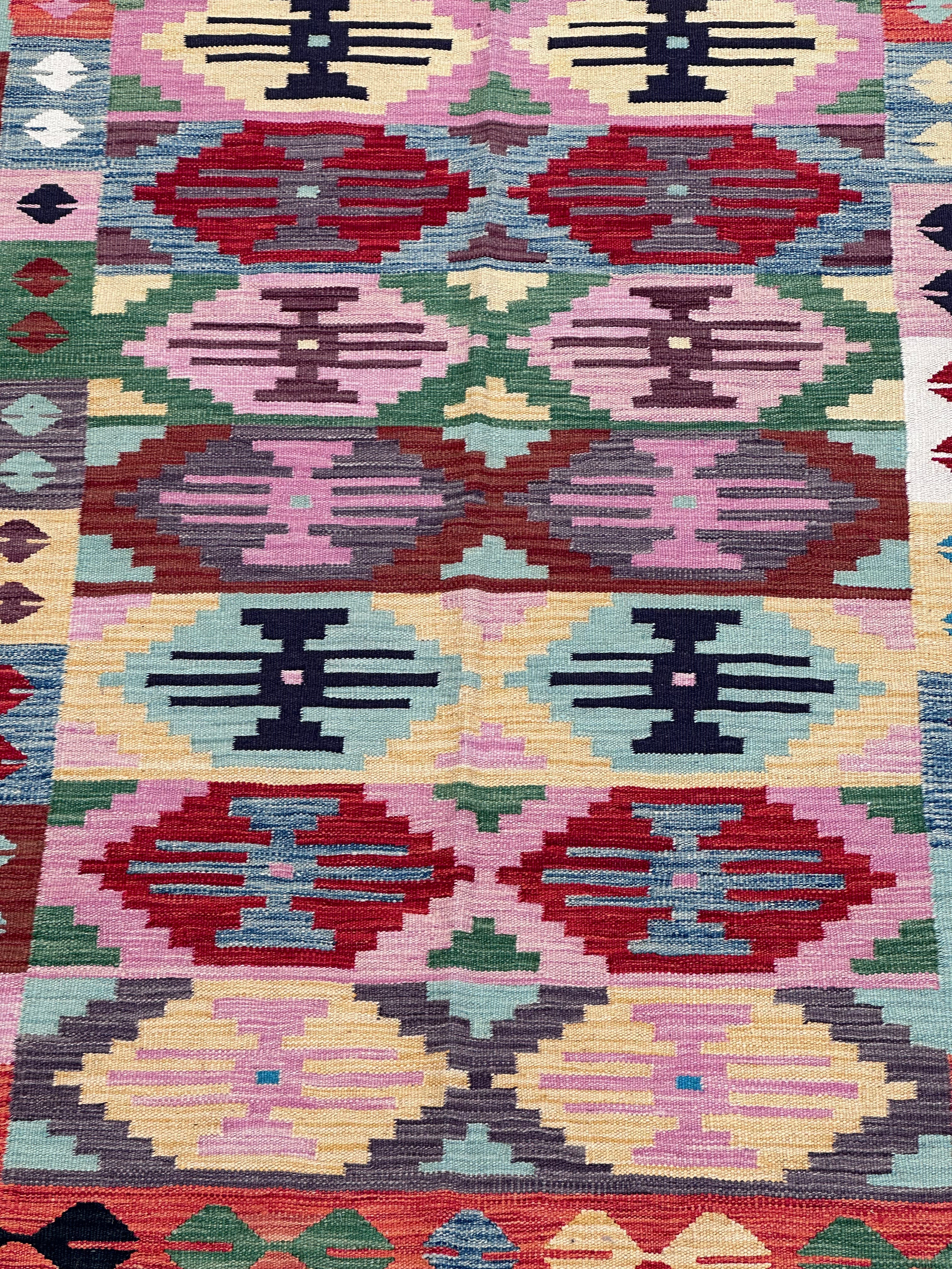 Chobi Afghan Handmade — 2.03 x 1.47