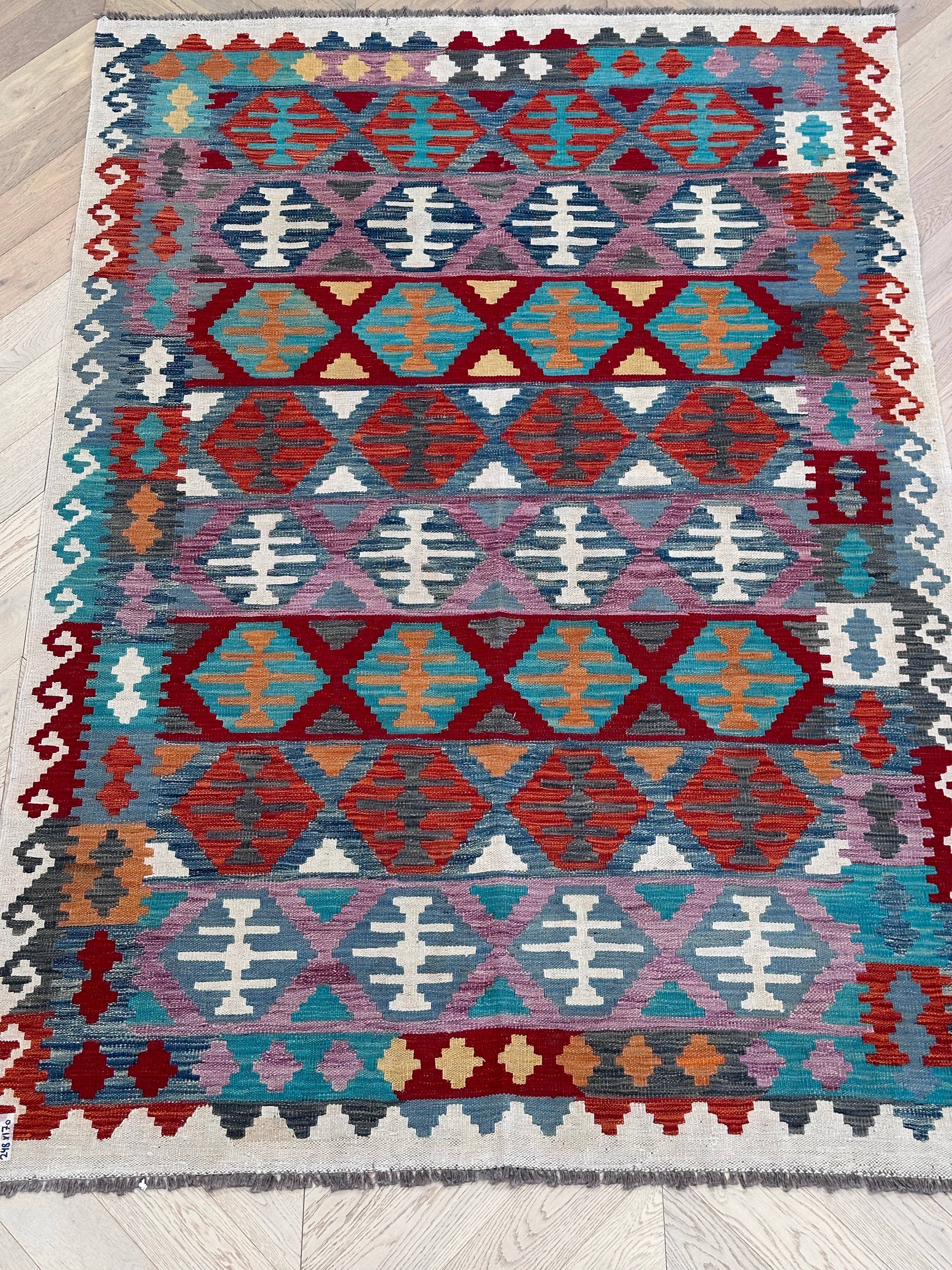 Chobi Afghan Handmade — 2.48 x 1.70