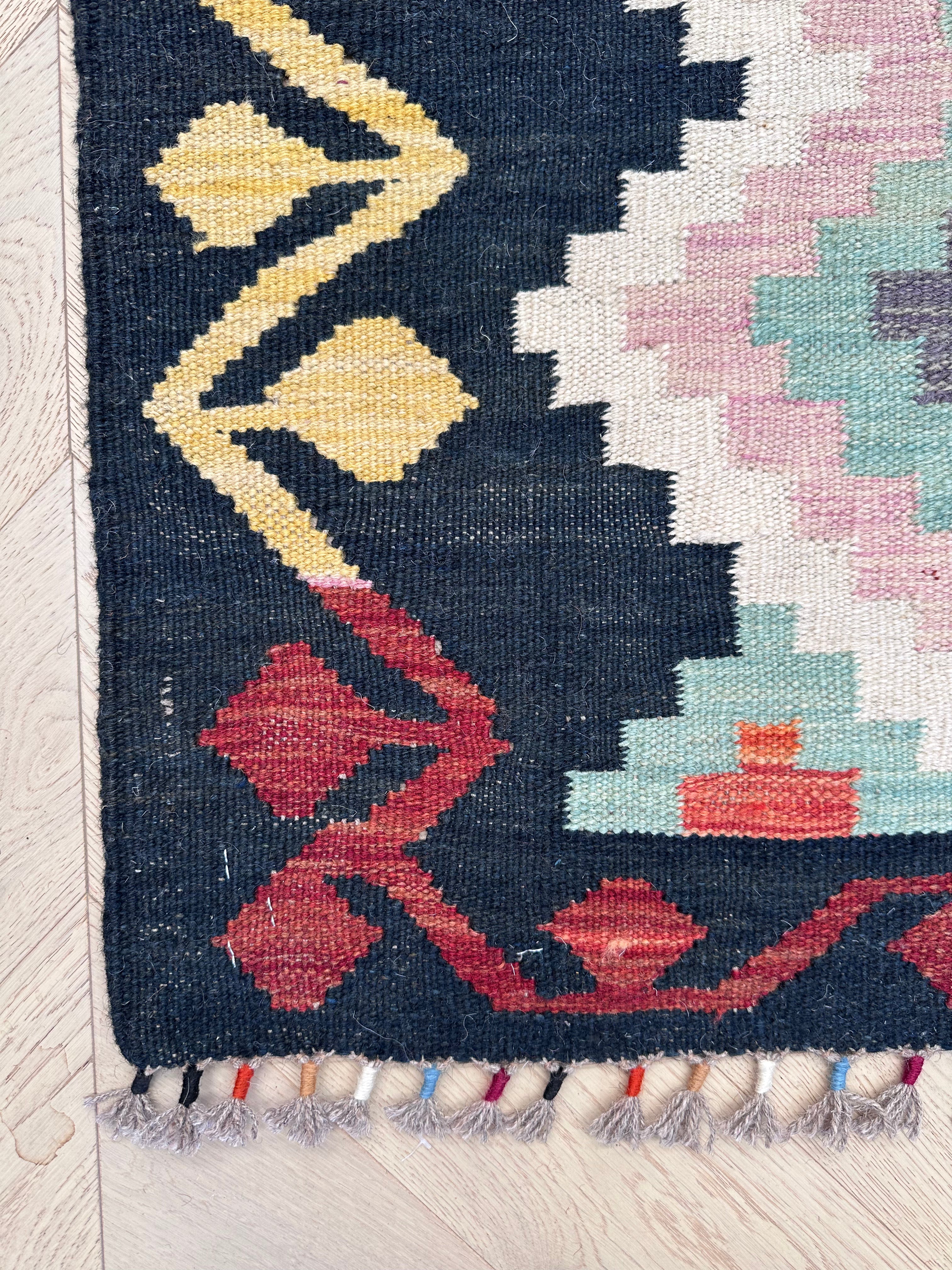 Chobi Afghan Handmade — 2.45 x 1.24