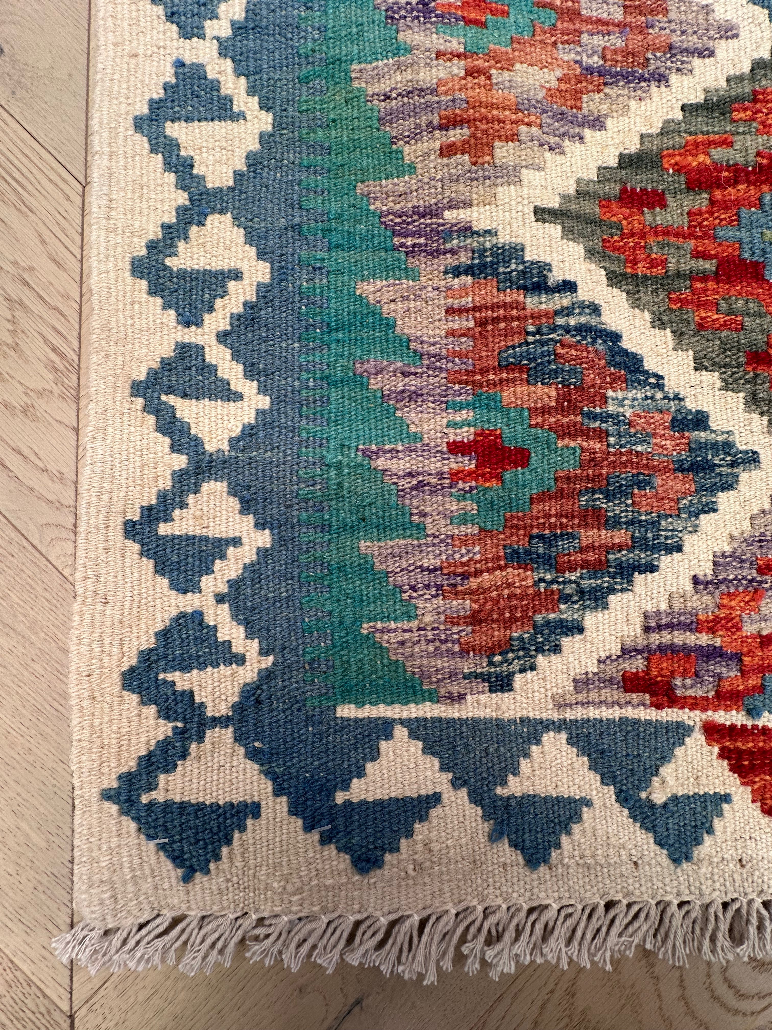 Chobi Afghan Handmade — 1.21 x 0.90