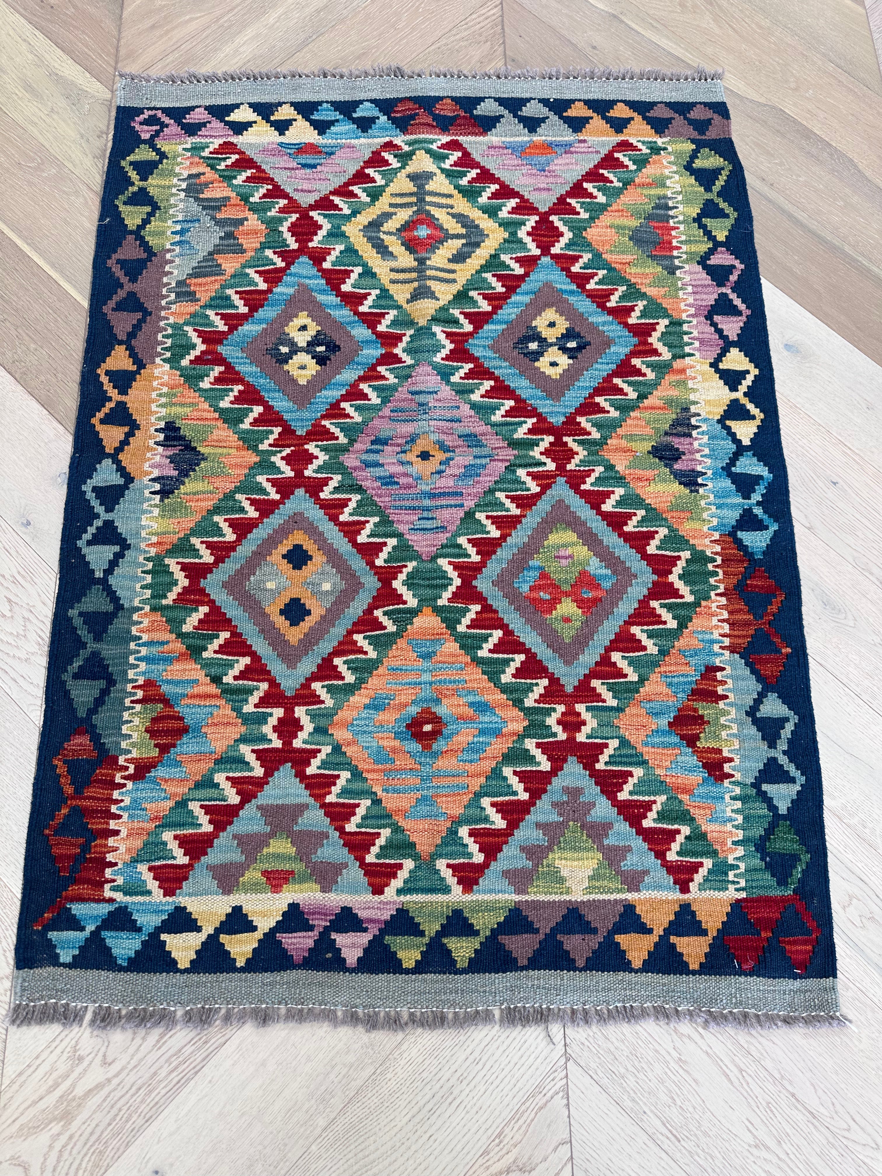 Chobi Afghan Handmade — 1.20 x 0.85