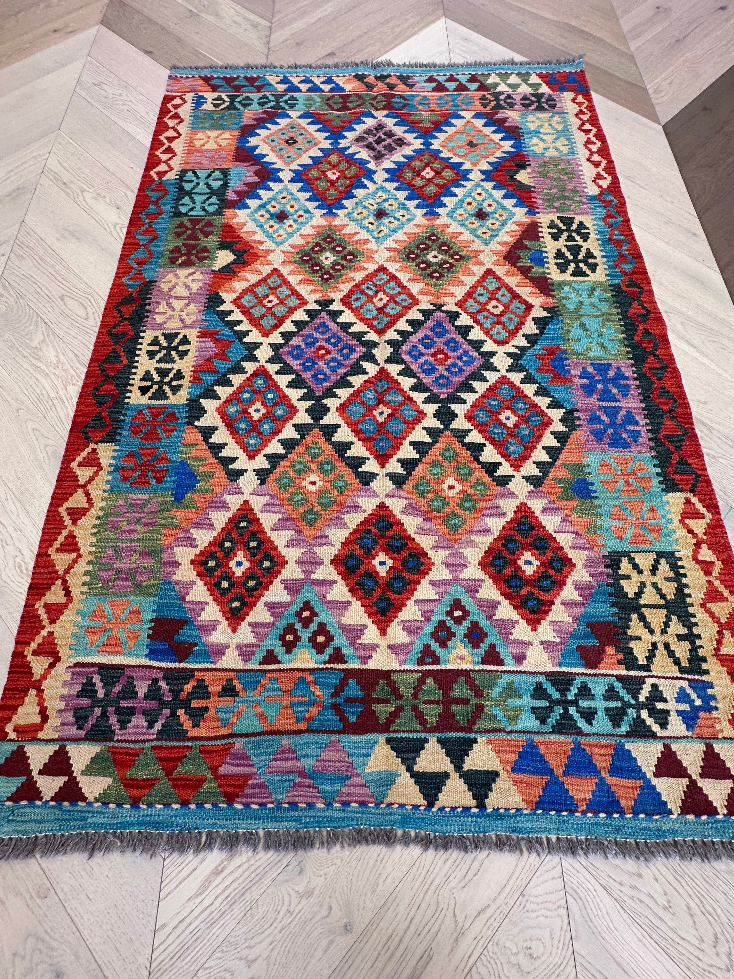 Chobi Afghan Handmade — 1.83 x 1.22