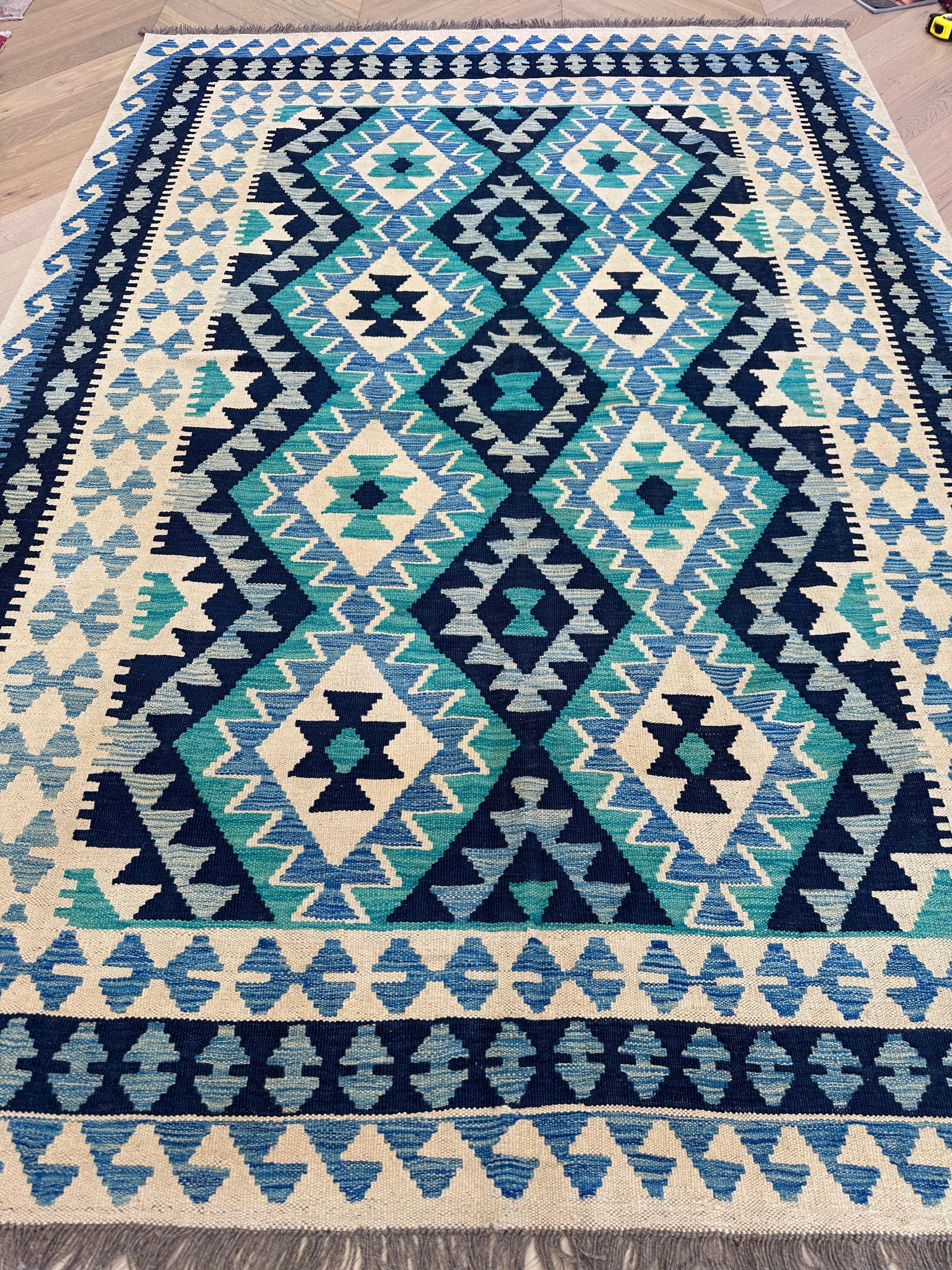 Chobi Afghan Handmade — 2.67 x 1.86