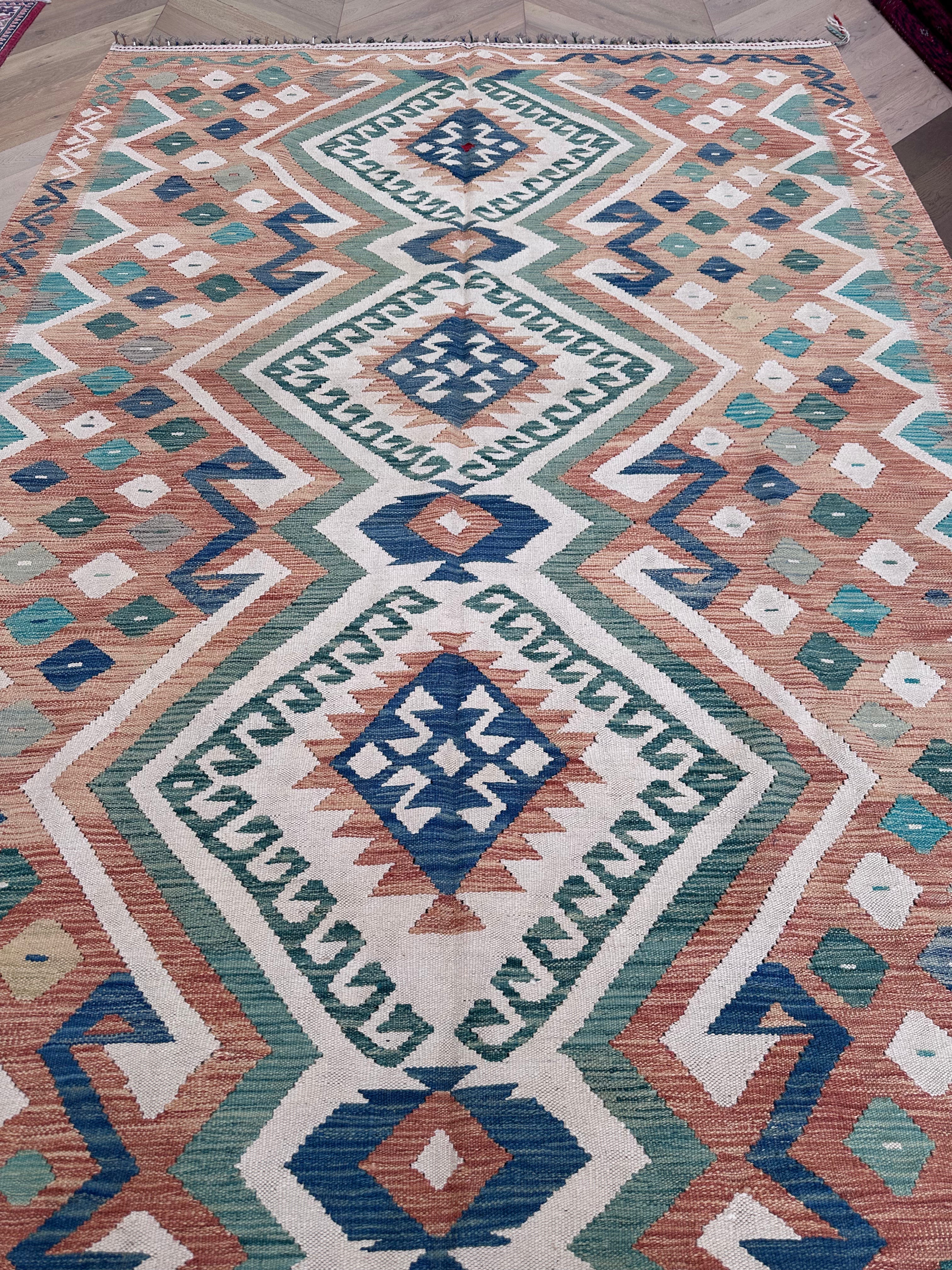 Chobi Afghan Handmade — 3.00 x 2.08