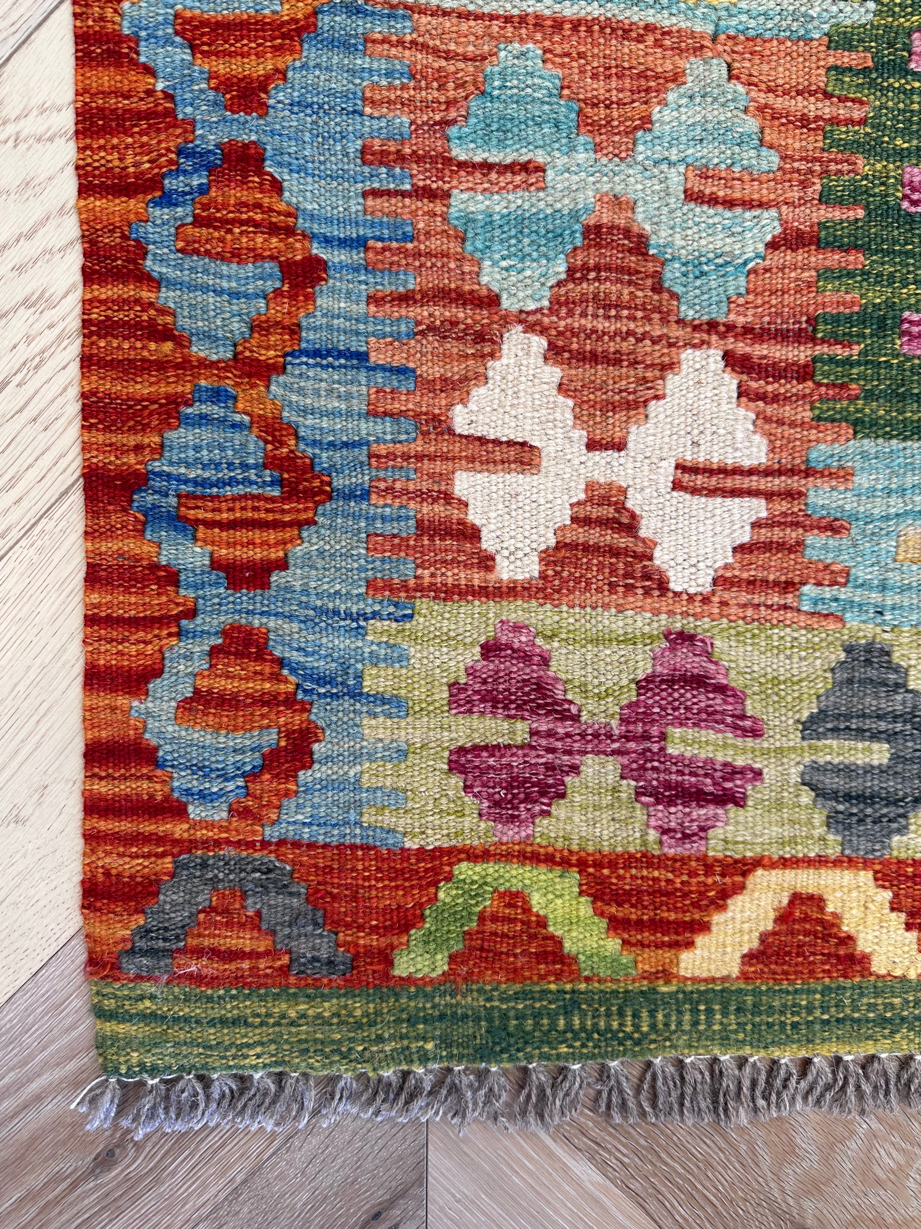 Chobi Afghan Handmade — 2.90 x 2.04