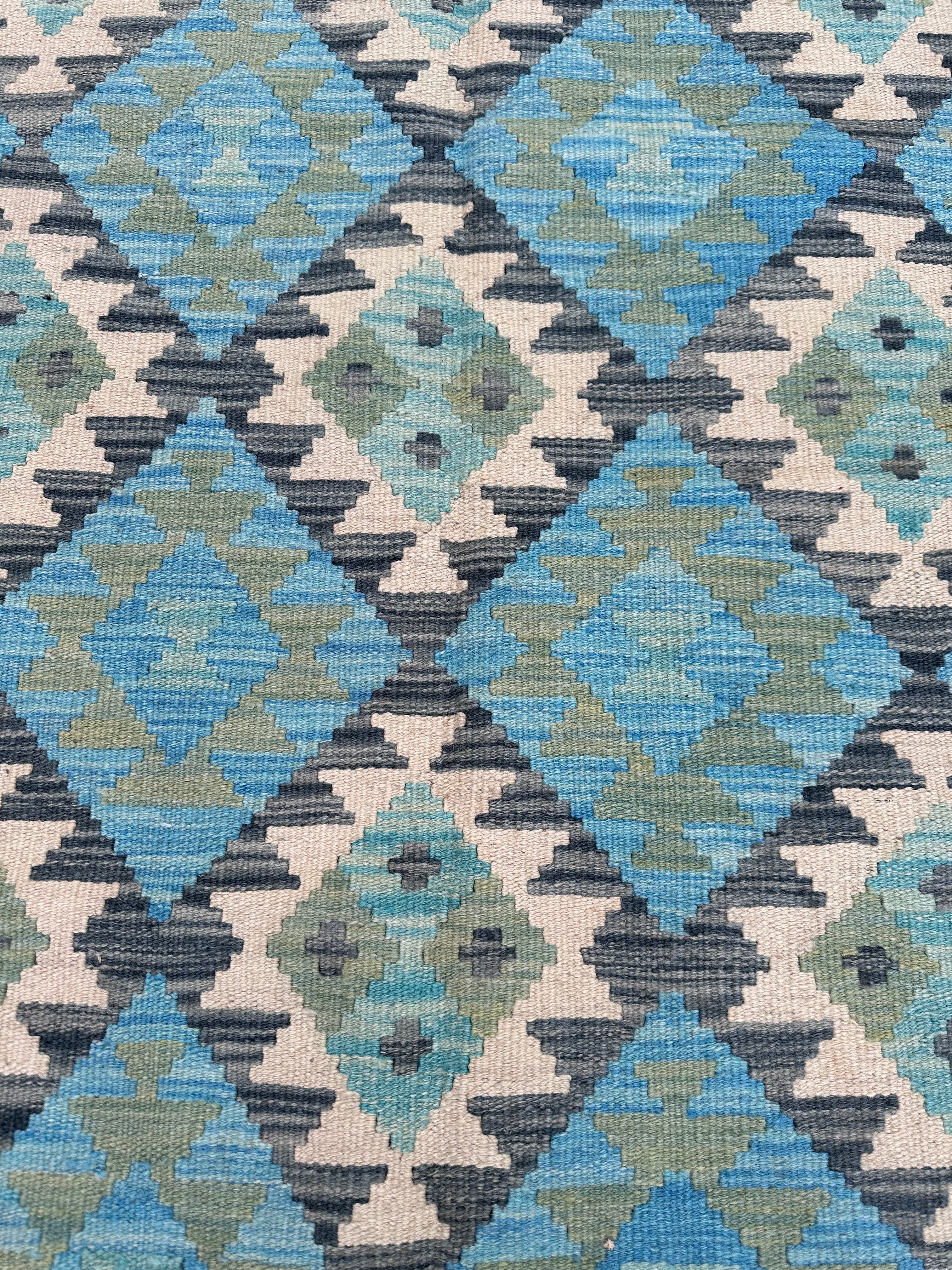 Chobi Afghan Handmade — 2.07 x 1.57