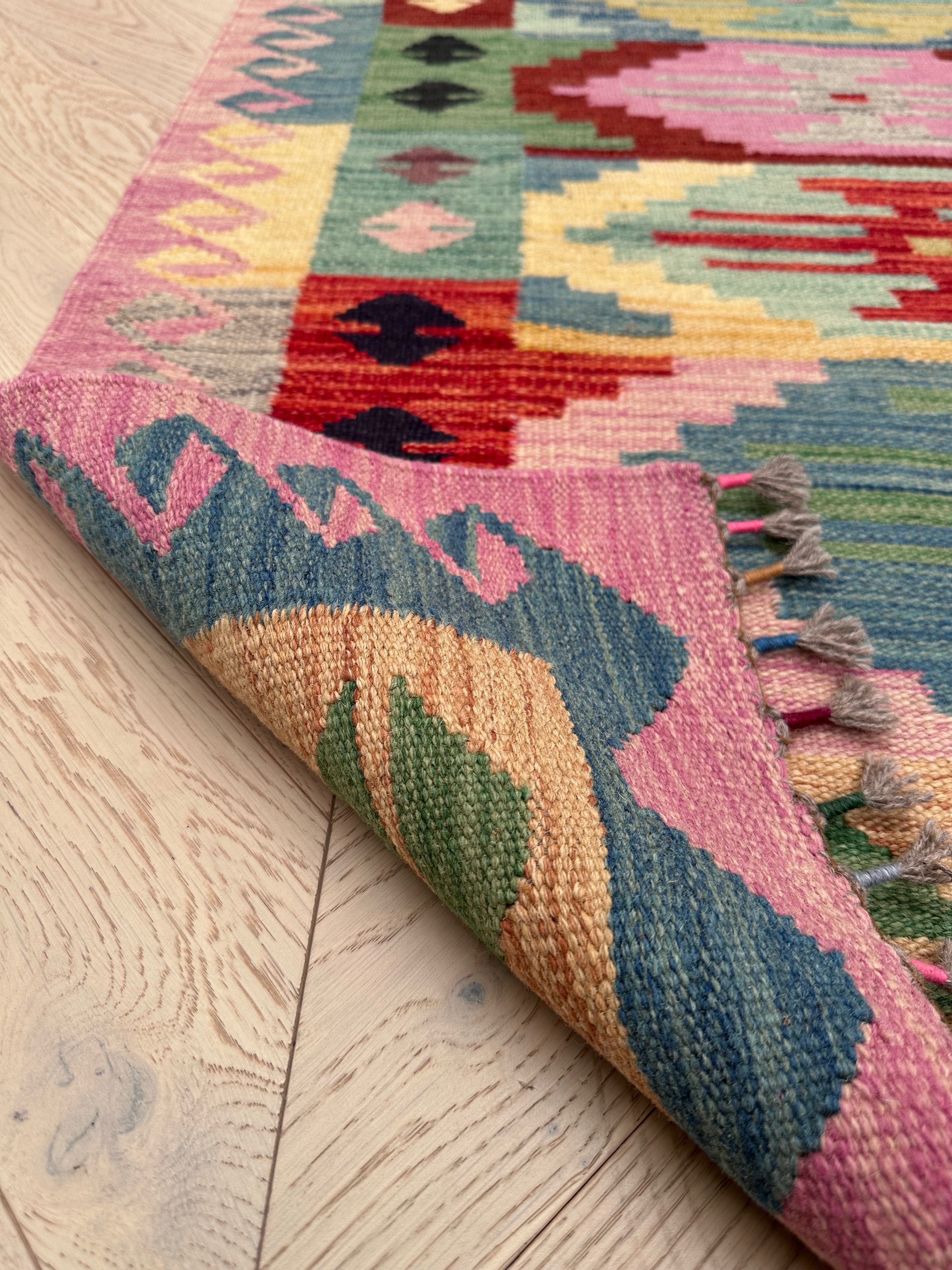 Chobi Afghan Handmade — 2.03 x 1.45