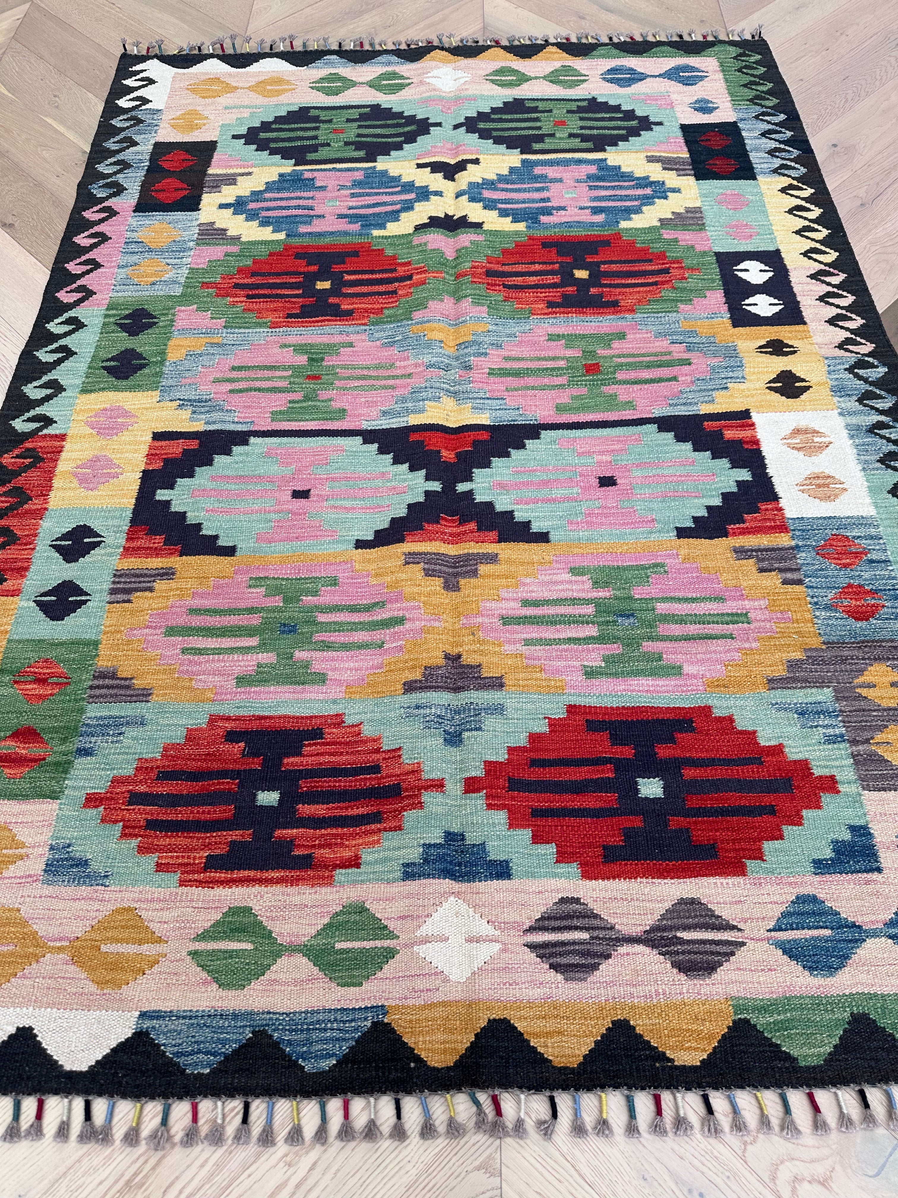 Chobi Afghan Handmade — 2.03 x 1.46