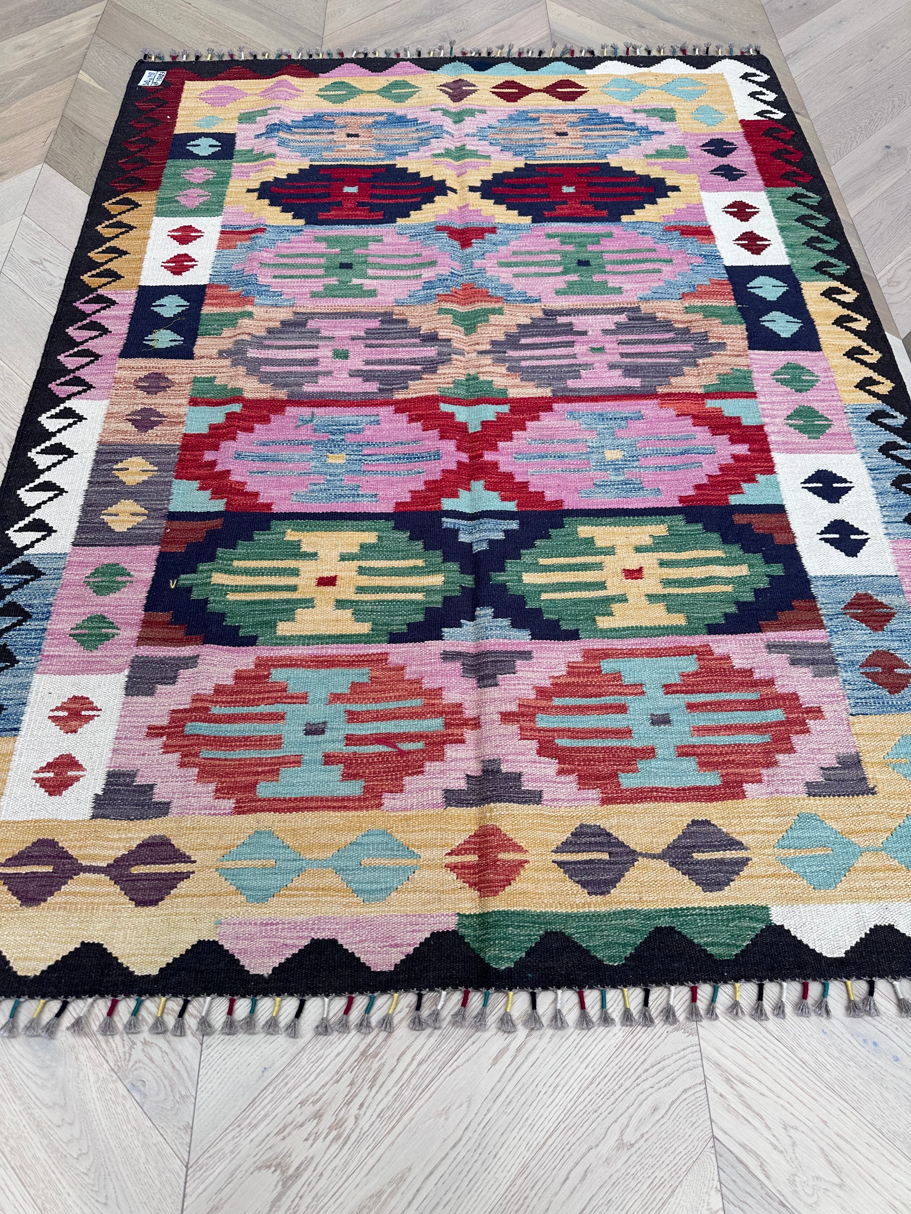 Chobi Afghan Handmade — 2.02 x 1.48
