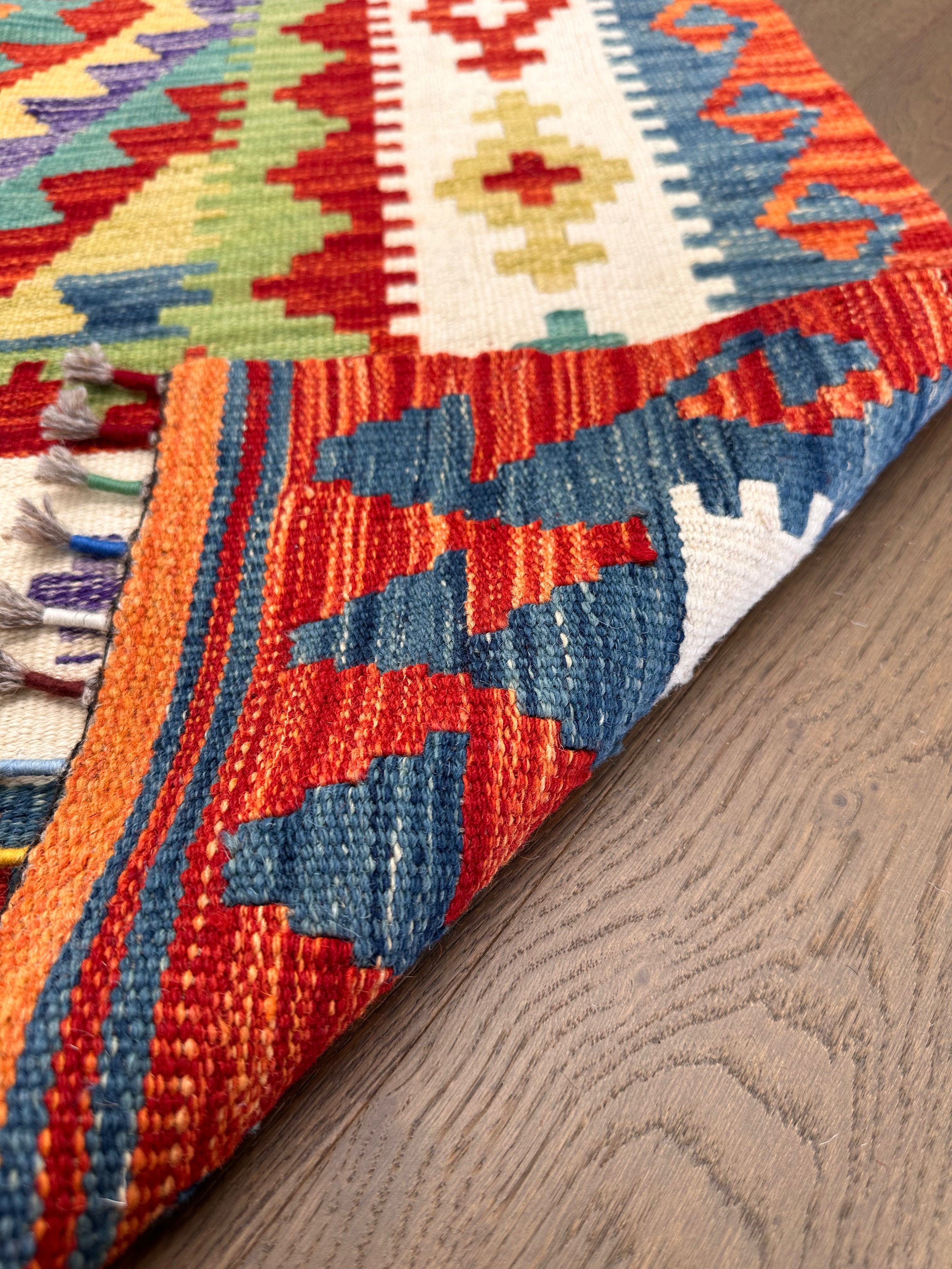 Chobi Afghan Handmade — 2.97 x 2.01