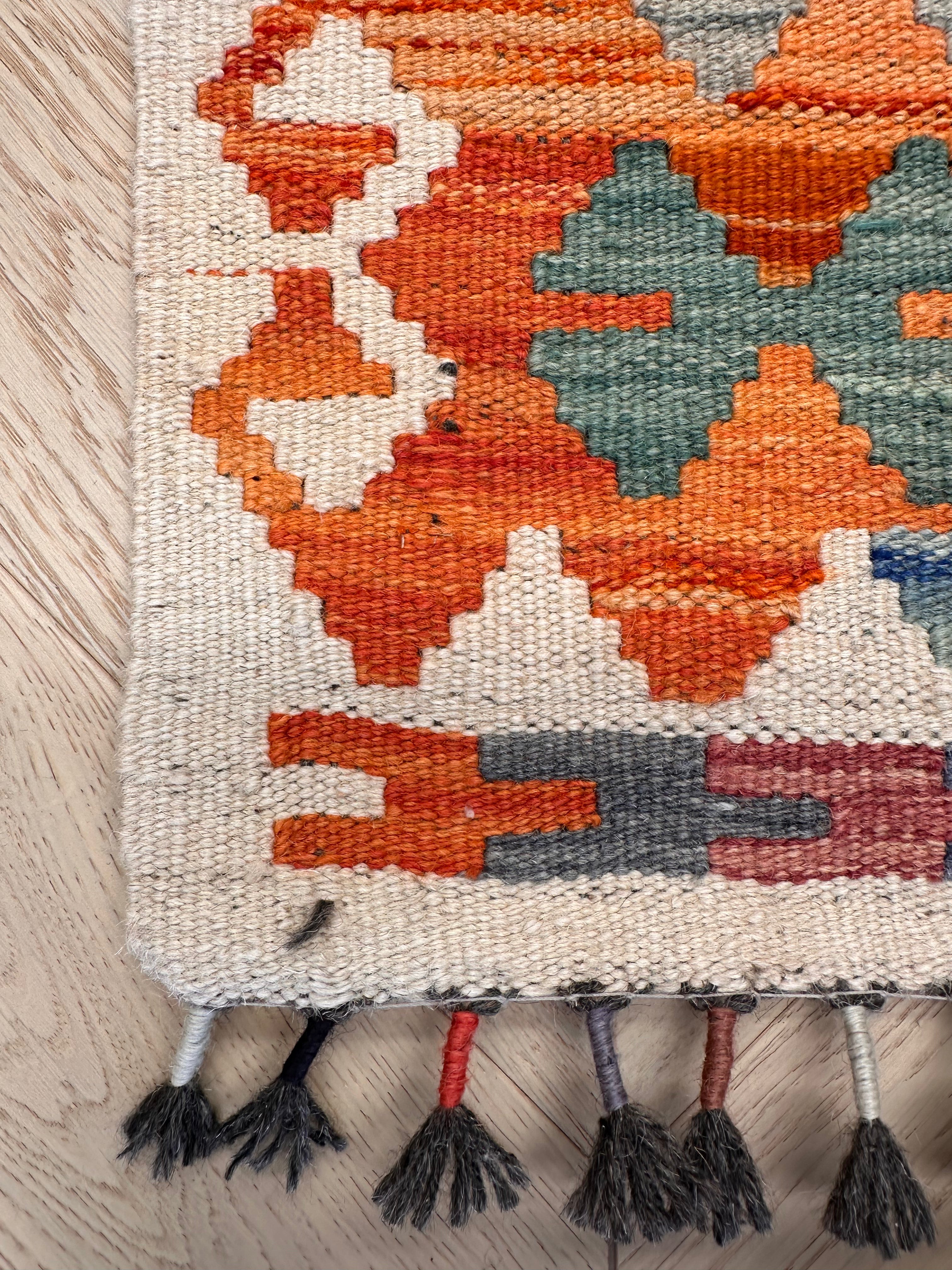 Chobi Afghan Handmade — 1.56 x 1.01