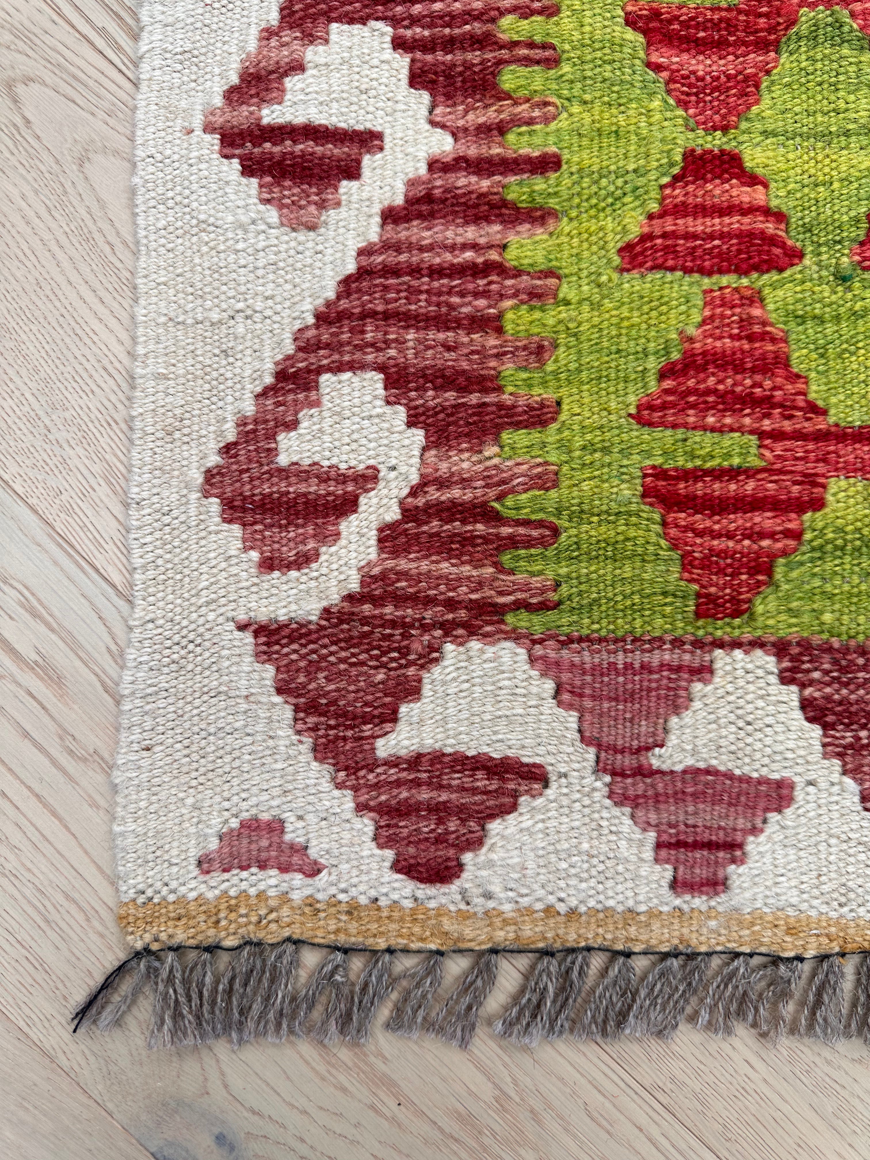 Chobi Afghan Handmade — 2.04 x 1.51