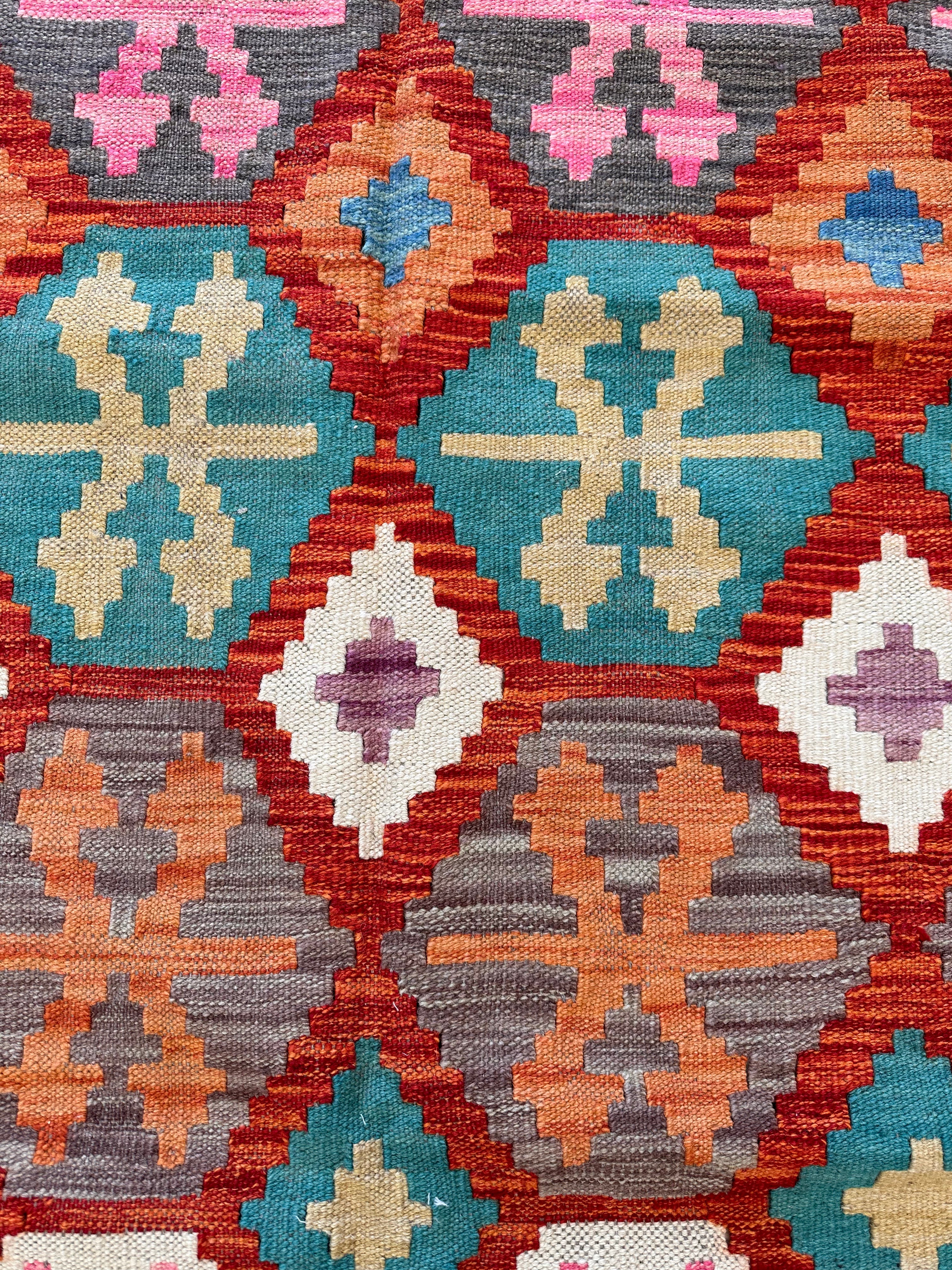 Chobi Afghan Handmade — 2.90 x 1.96