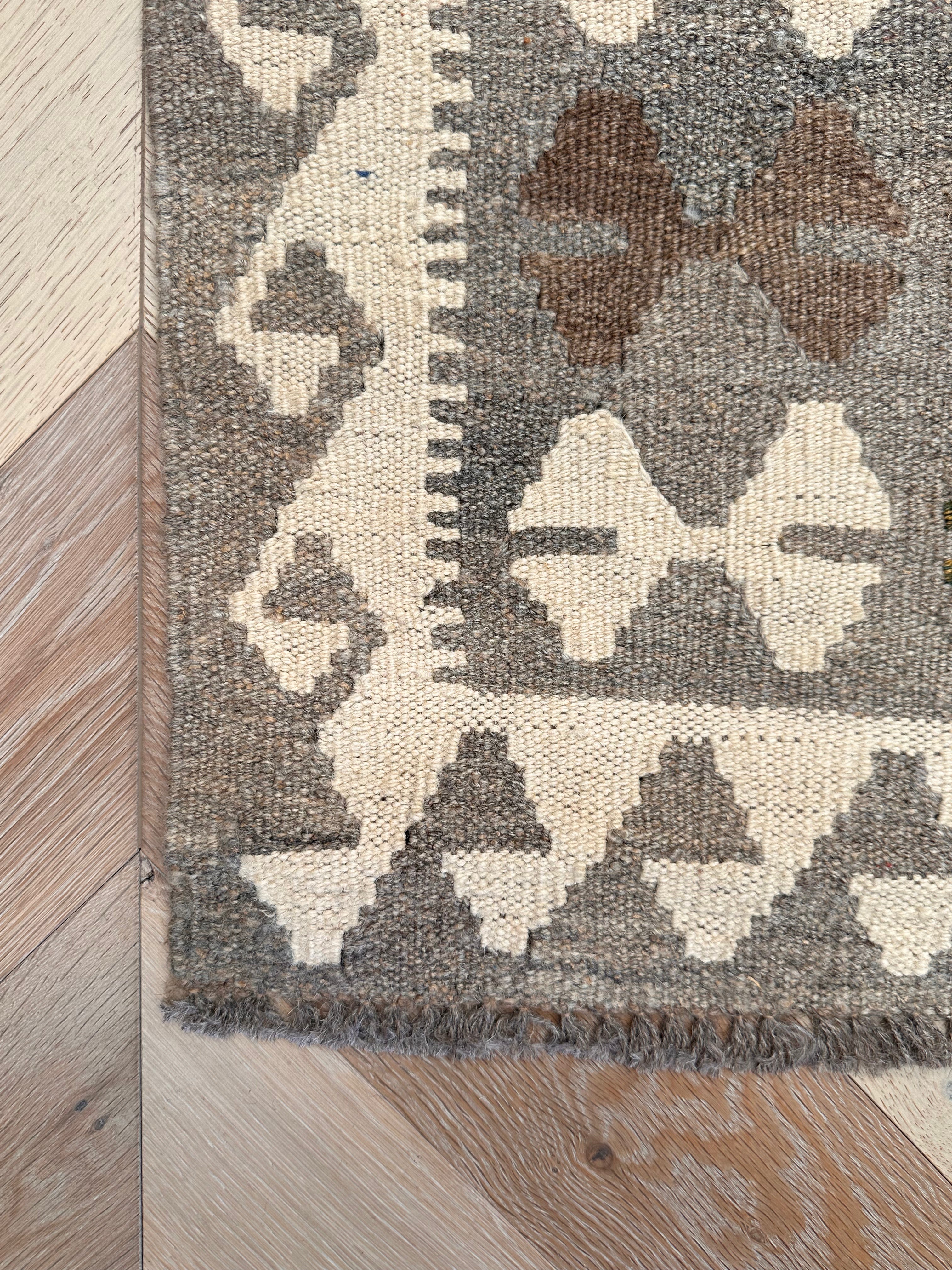 Chobi Afghan Handmade — 2.97 x 1.95