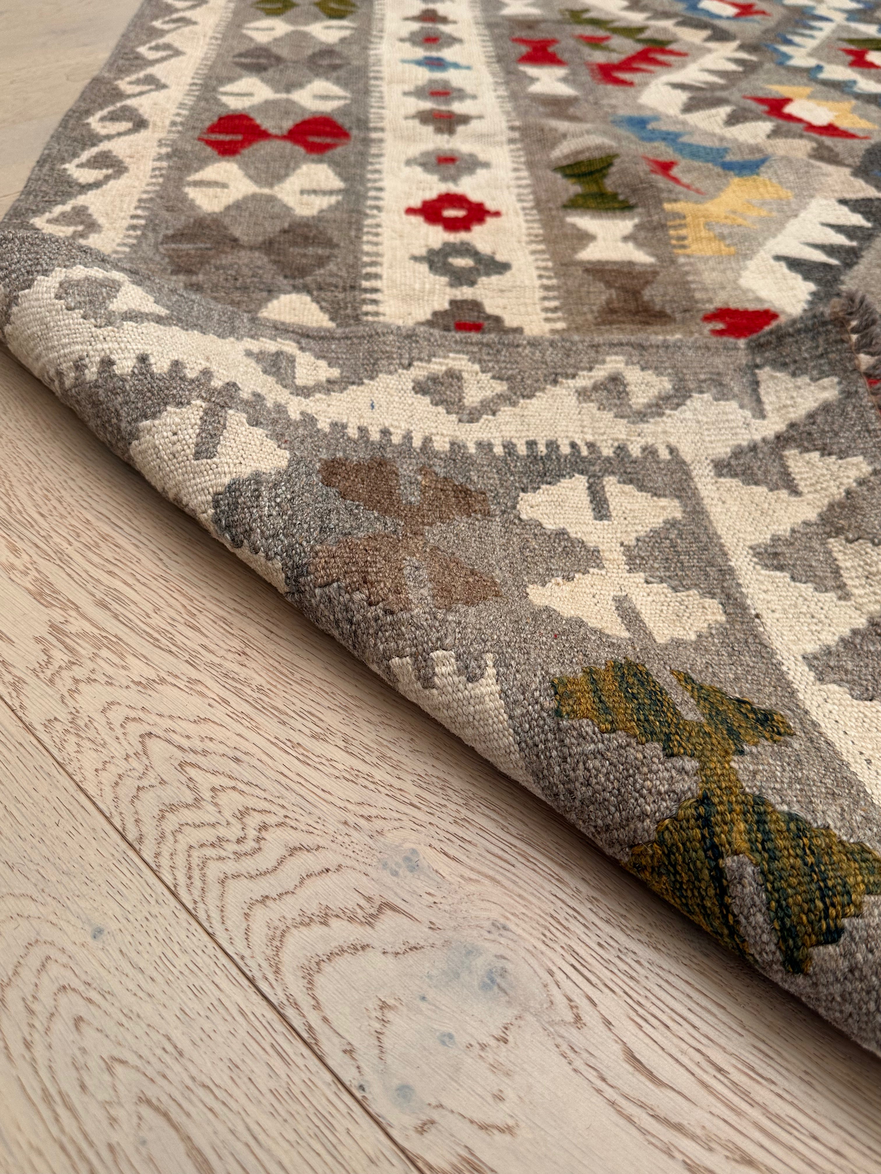 Chobi Afghan Handmade — 2.97 x 1.95