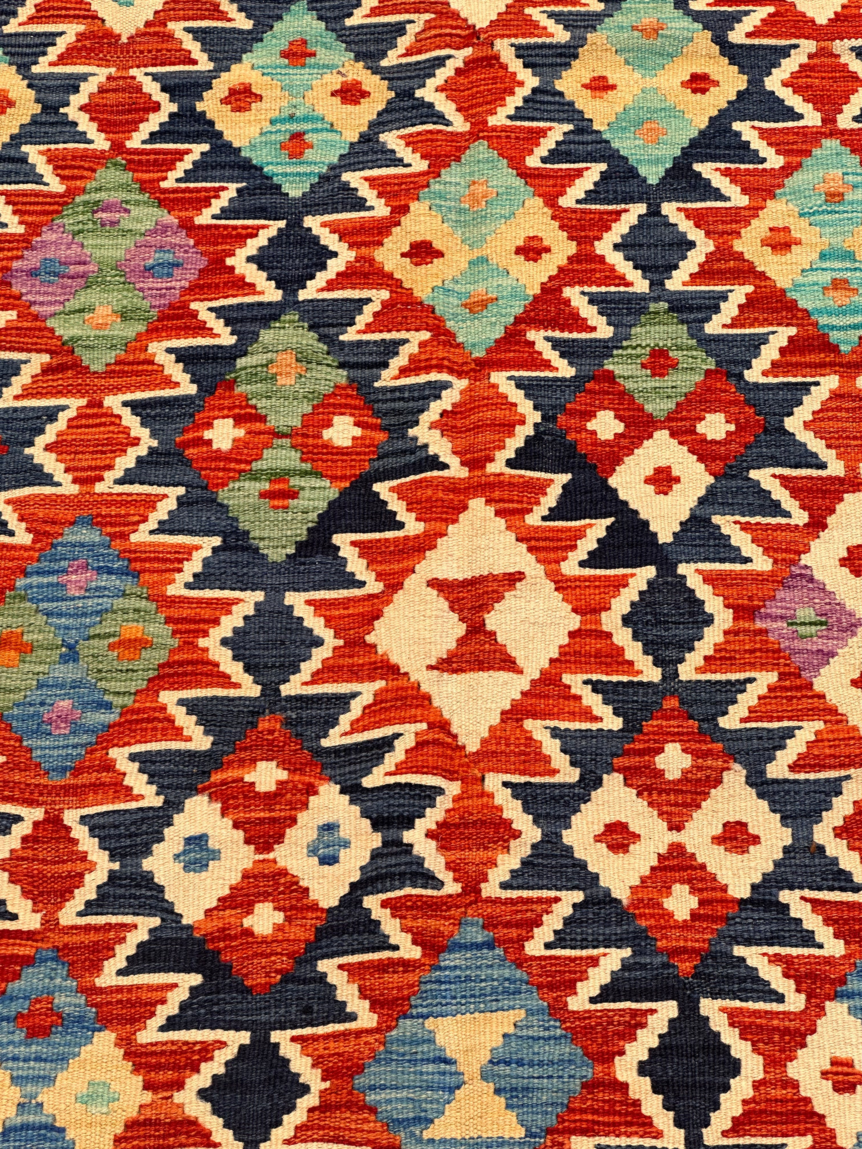 Chobi Afghan Handmade — 2.94 x 2.03