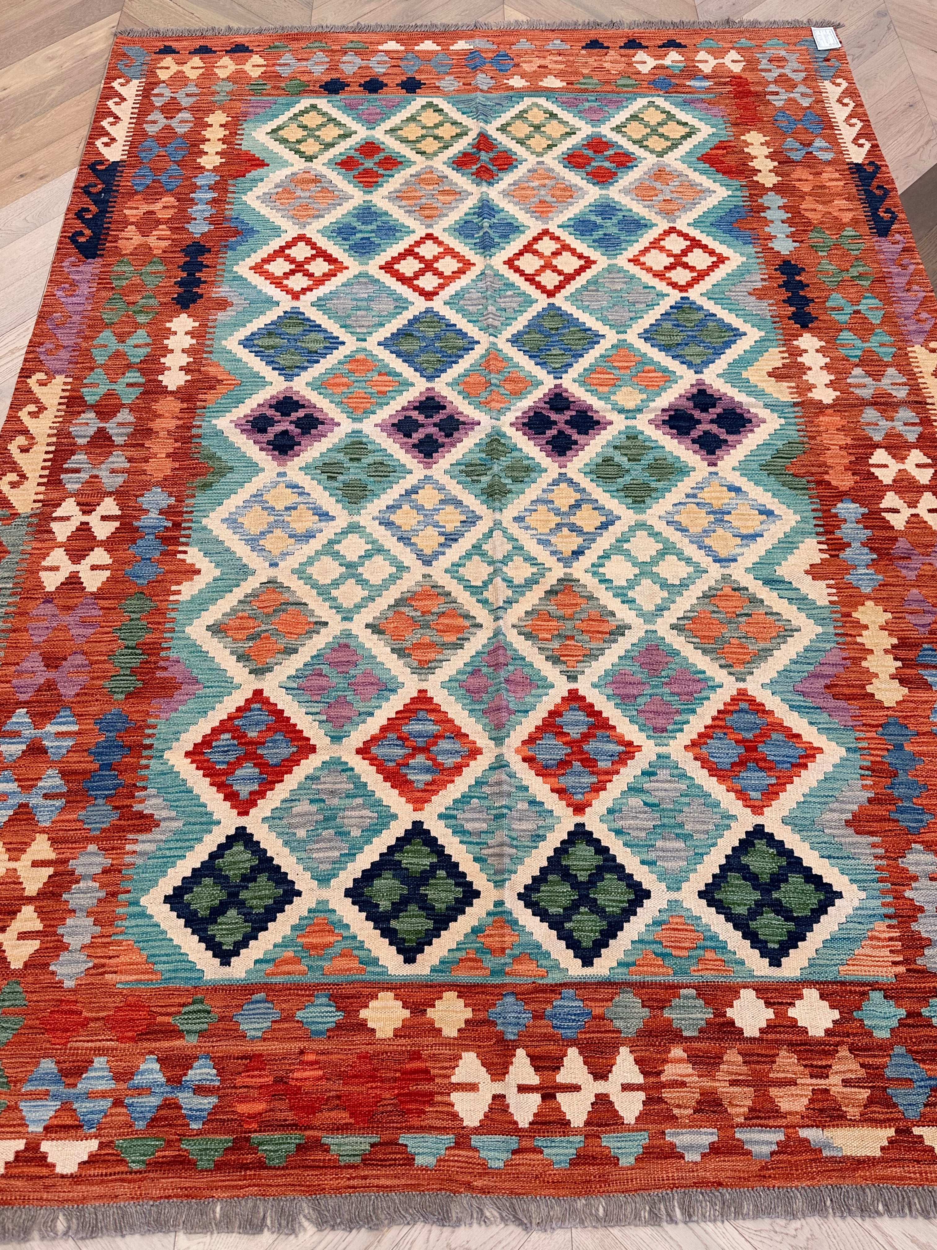 Chobi Afghan Handmade — 2.88 x 2.06