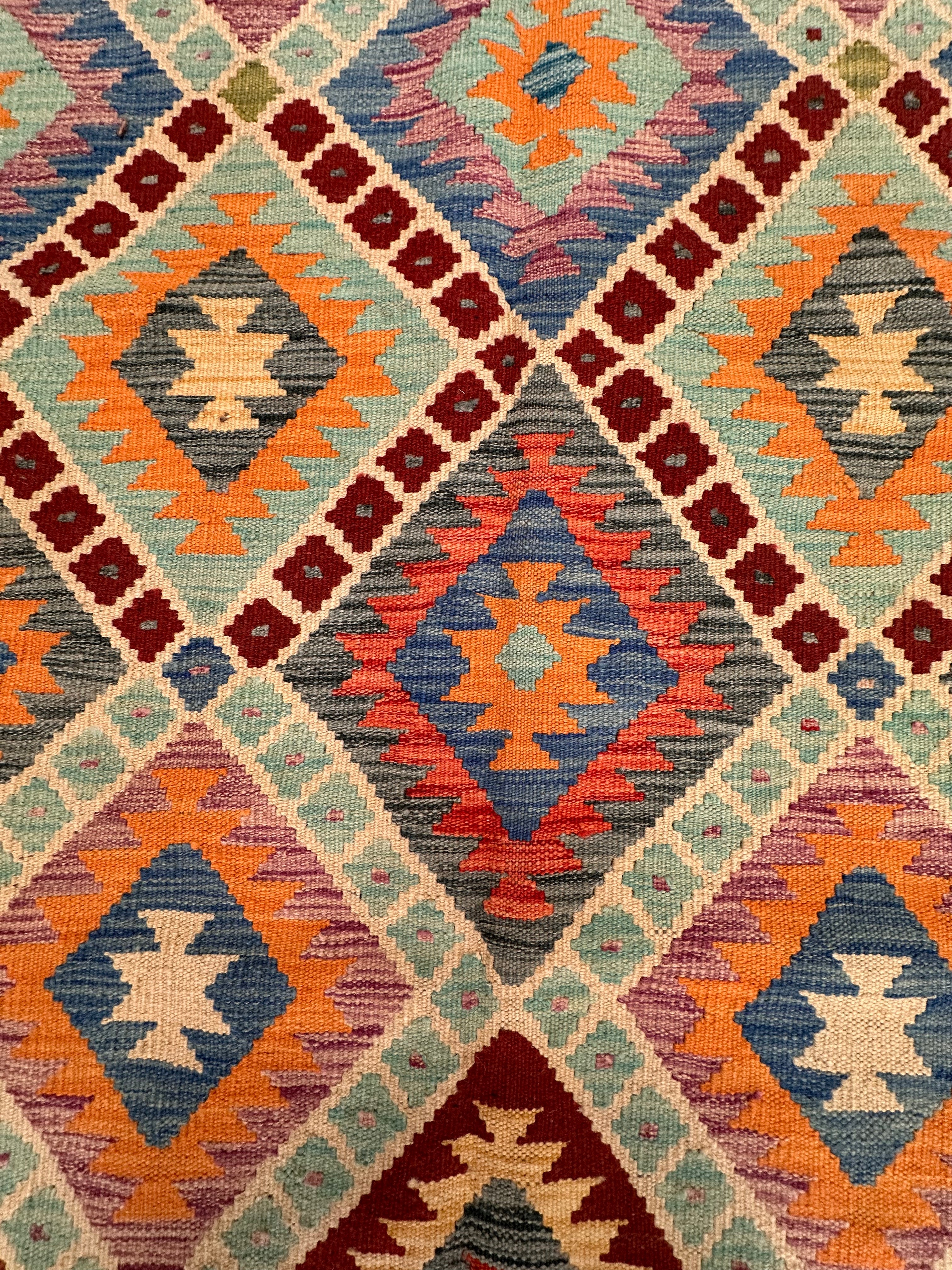 Chobi Afghan Handmade — 1.75 x 1.25