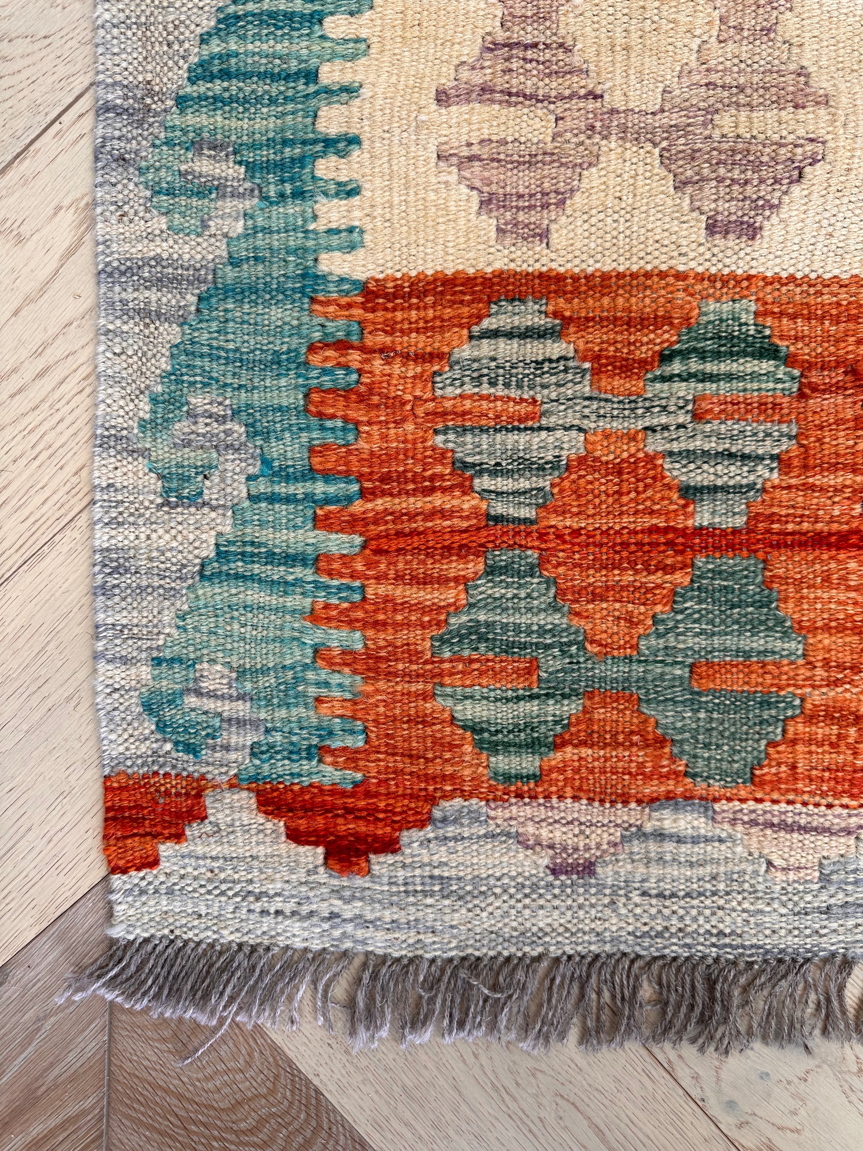 Chobi Afghan Handmade — 2.93 x 2.06