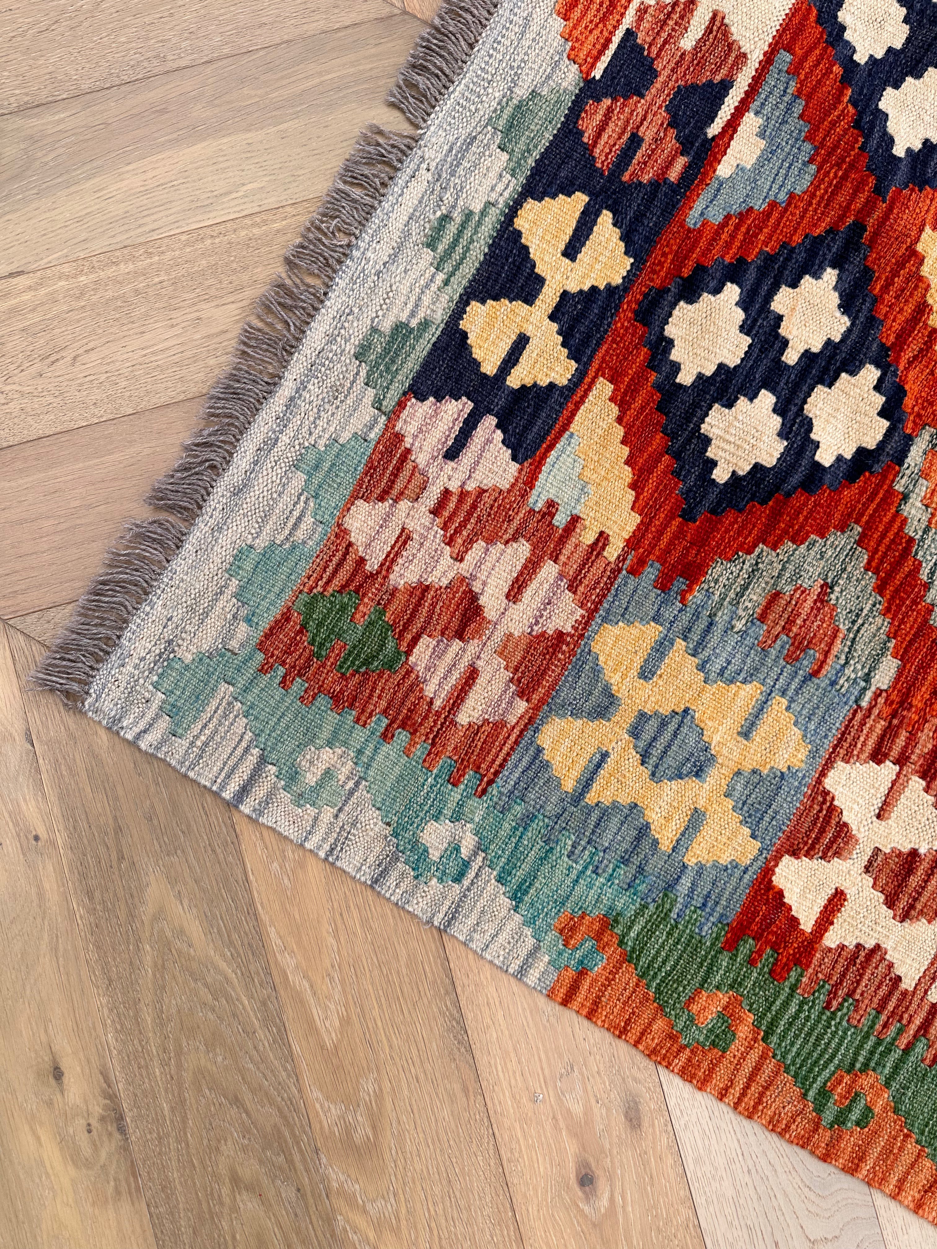 Chobi Afghan Handmade — 2.93 x 2.06