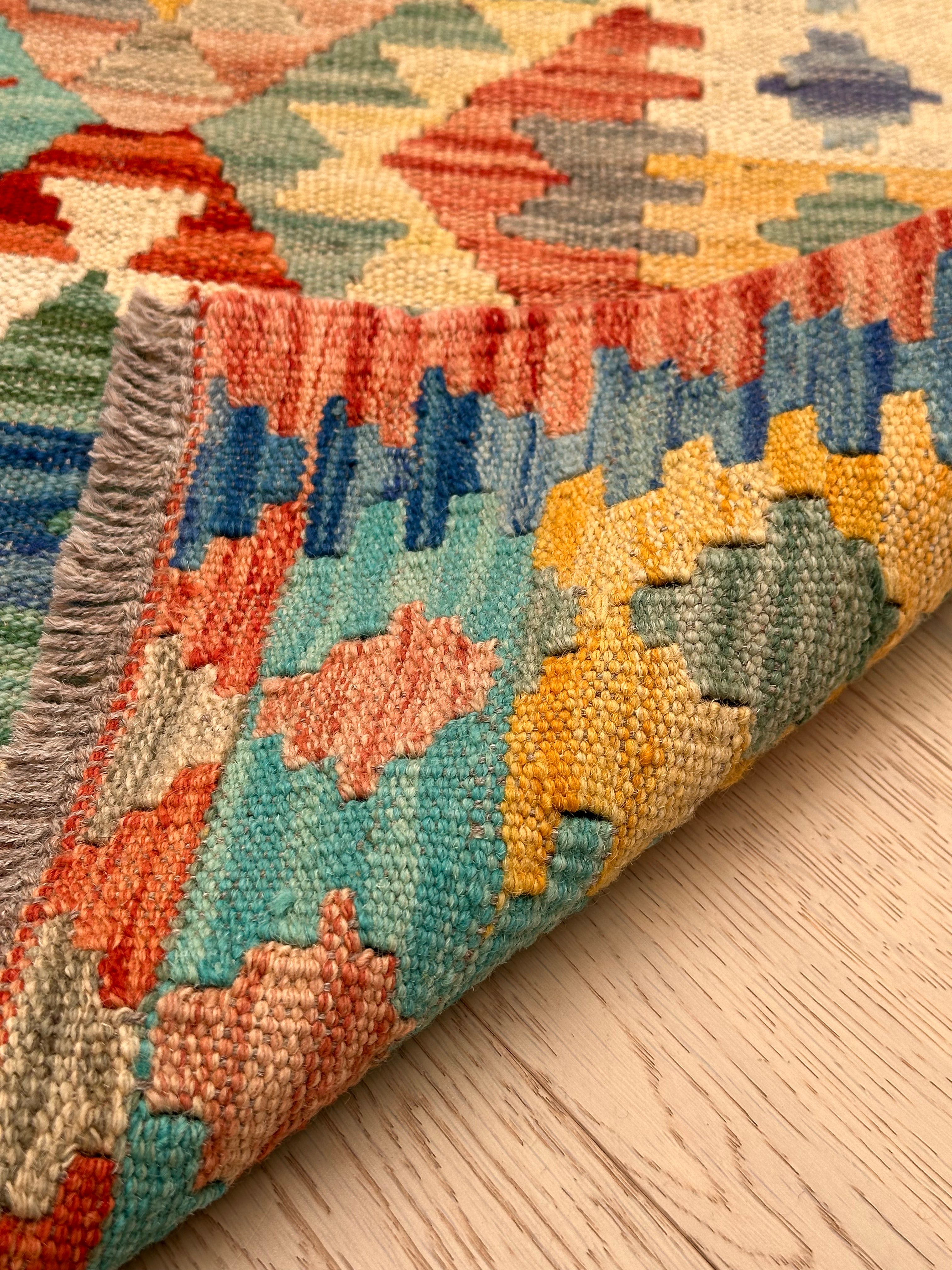 Chobi Afghan Handmade — 1.45 x 1.00